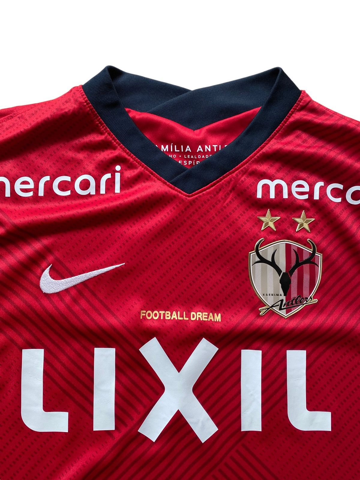 Japanese Brand × Nike Kashima Antlers 2022 Home Soccer Jersey Size US XL / EU 56 / 4 - 11 Thumbnail