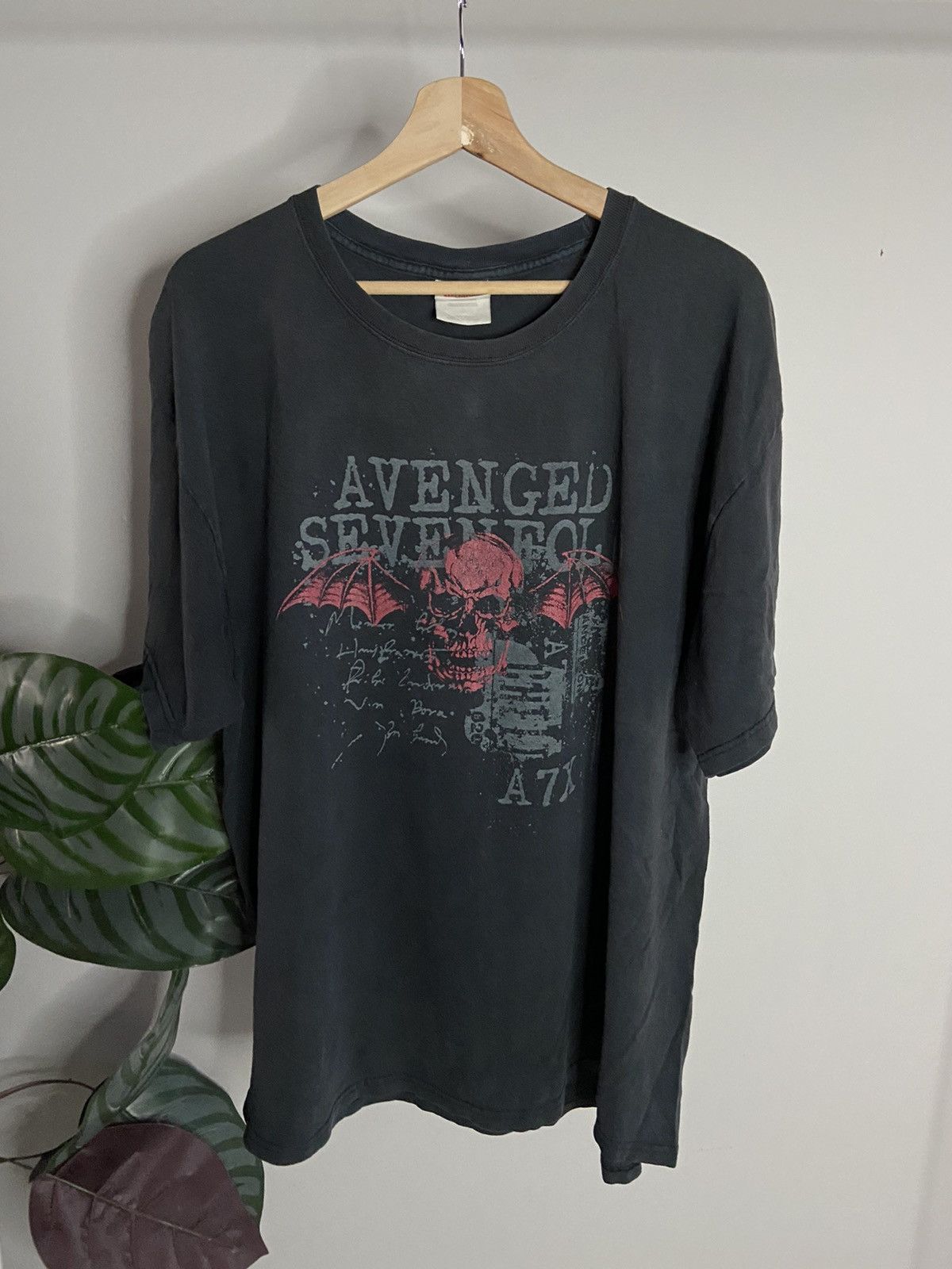 Band Tees × Vintage VINTAGE AVENGED SEVENFOLD A7X💔 Size US XL / EU 56 / 4 - 1 Thumbnail