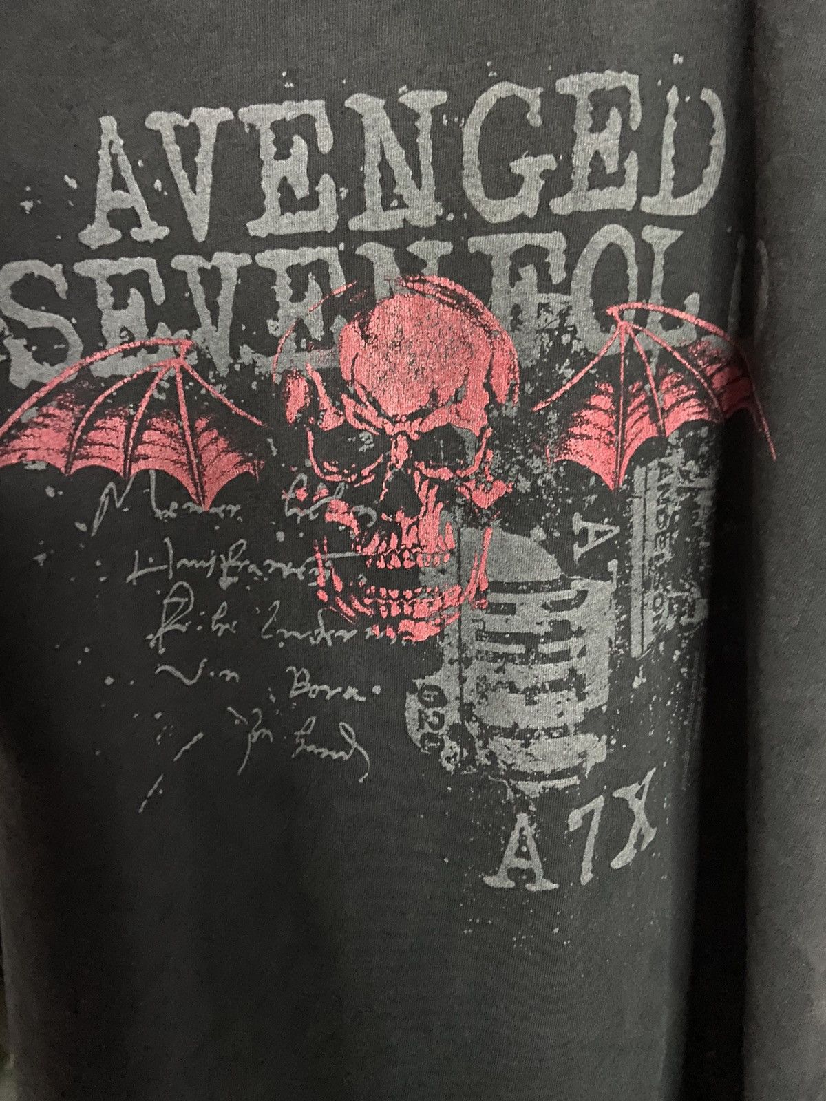 Band Tees × Vintage VINTAGE AVENGED SEVENFOLD A7X💔 Size US XL / EU 56 / 4 - 3 Thumbnail