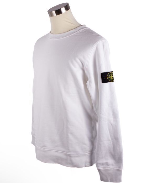 Stone Island STONE ISLAND WHITE COTTON SWEATSHIRTS | Grailed