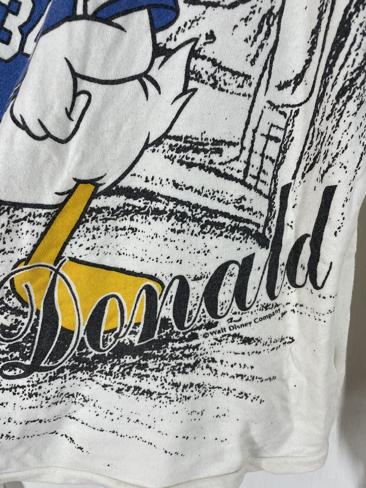 Cartoon Network Vintage Donald Duck overprint sweatshirt Size US L / EU 52-54 / 3 - 4 Thumbnail