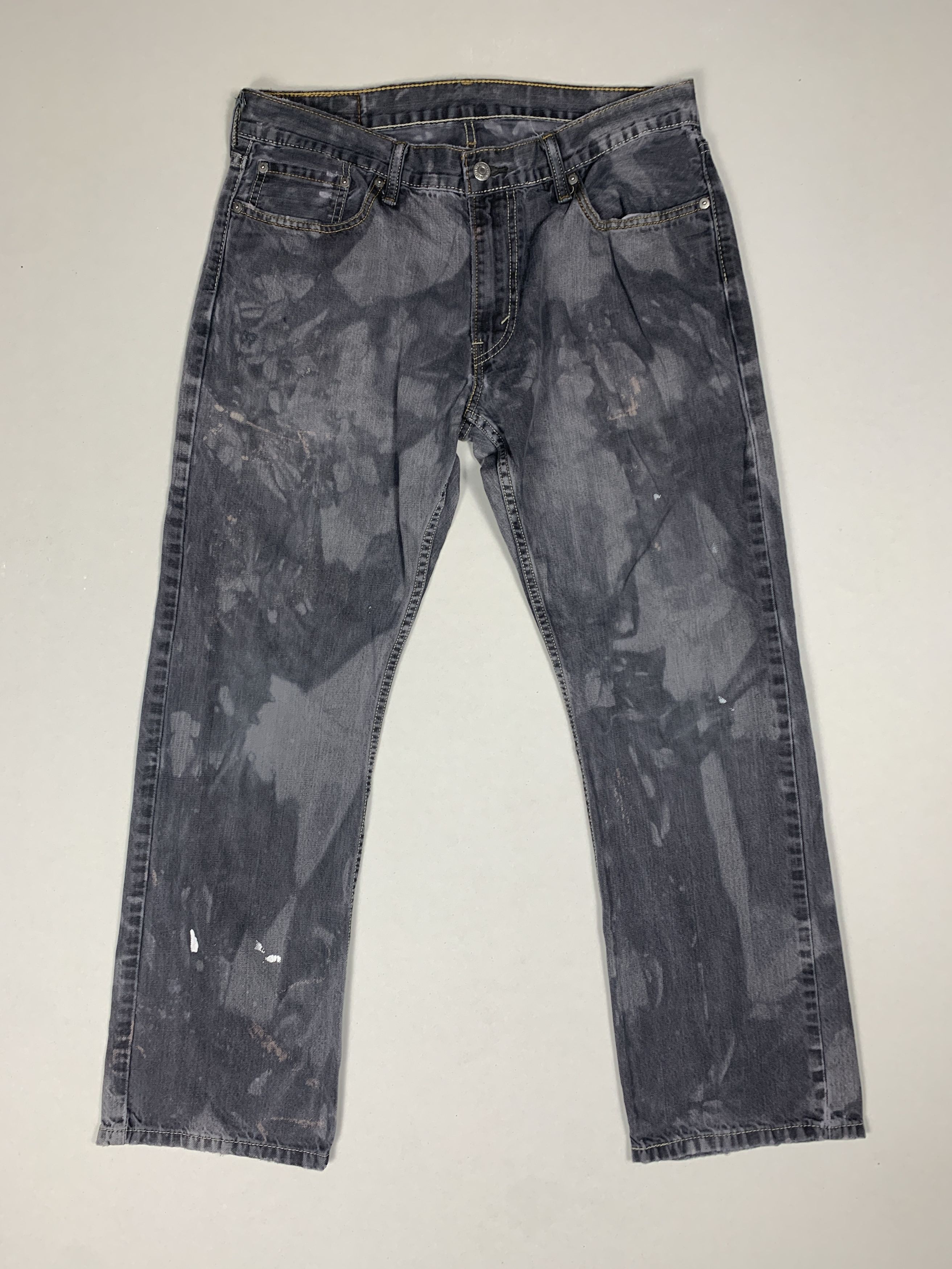 Levi's Vintage Levis 514 Distressed Faded Black Jeans P0009 Size US 34 / EU 50 - 1 Thumbnail