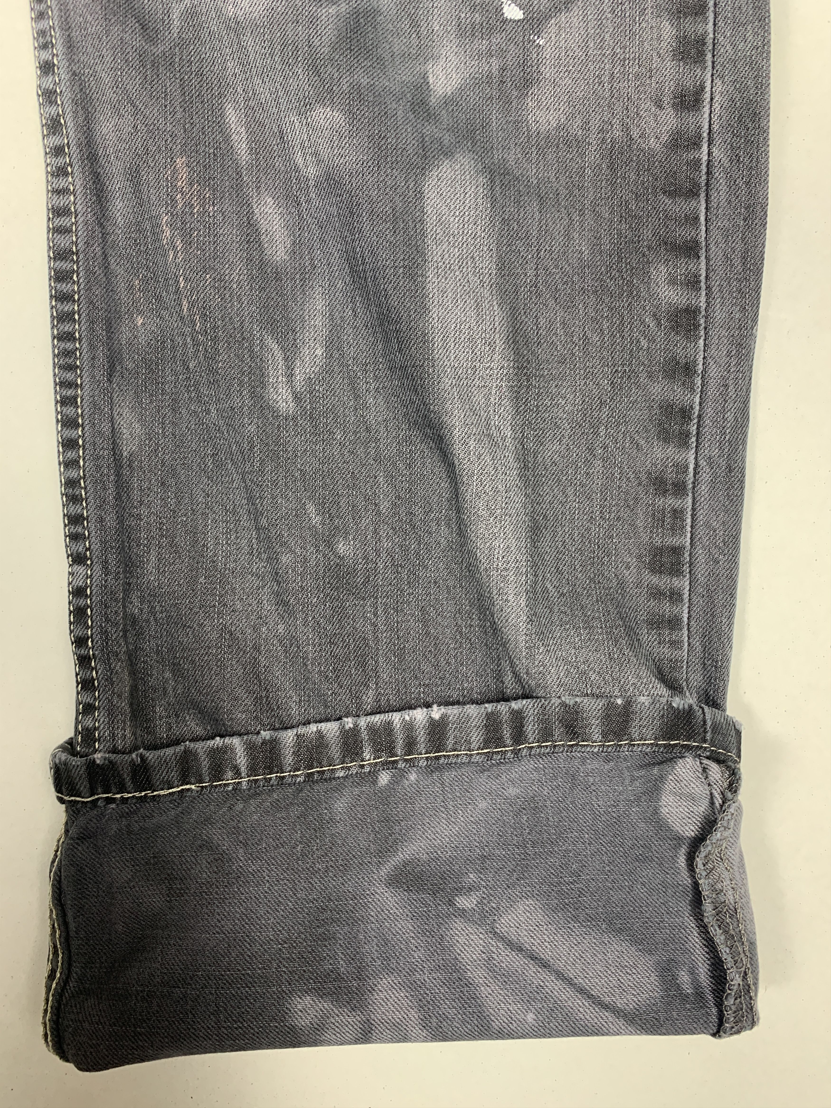 Levi's Vintage Levis 514 Distressed Faded Black Jeans P0009 Size US 34 / EU 50 - 3 Thumbnail