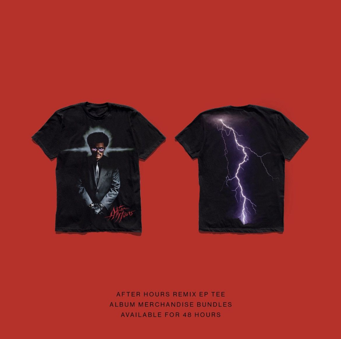 Band Tees AFTER HOURS REMIX EP TEE Size US M / EU 48-50 / 2 - 4 Thumbnail