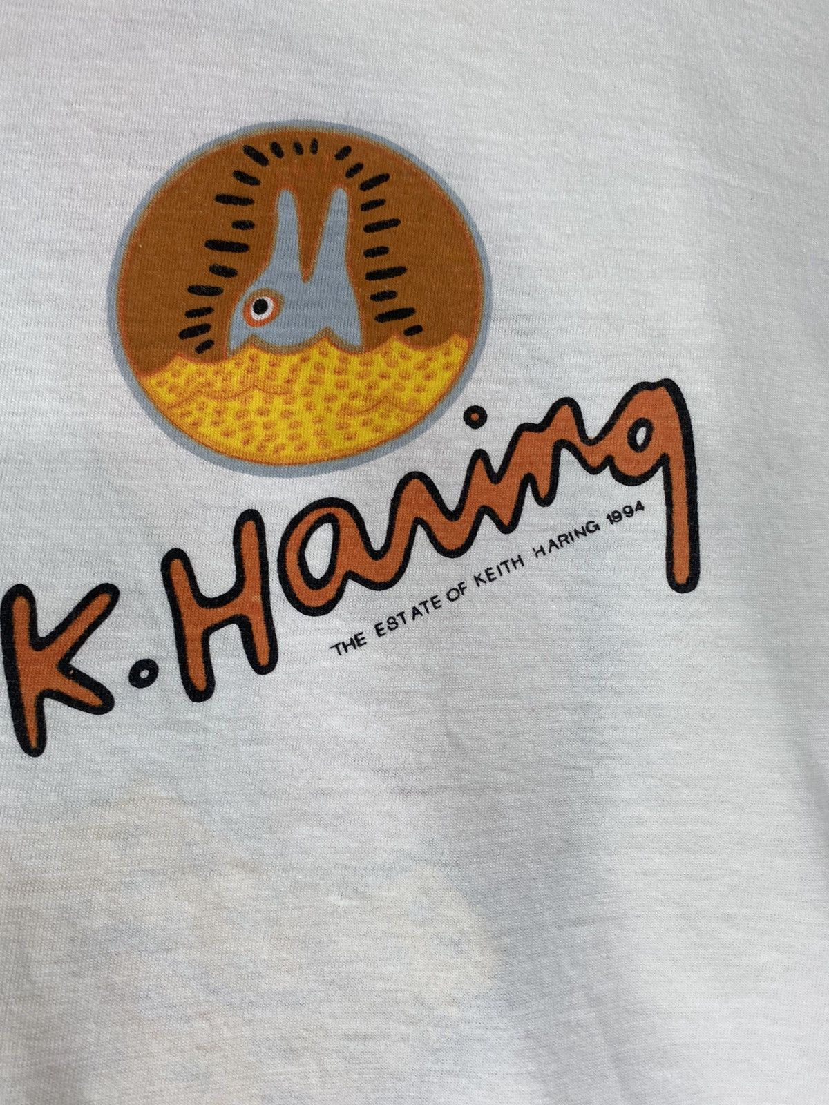 Keith Haring Vintage rare 1994 Keith Haring San Titre dolphin Size US L / EU 52-54 / 3 - 5 Thumbnail