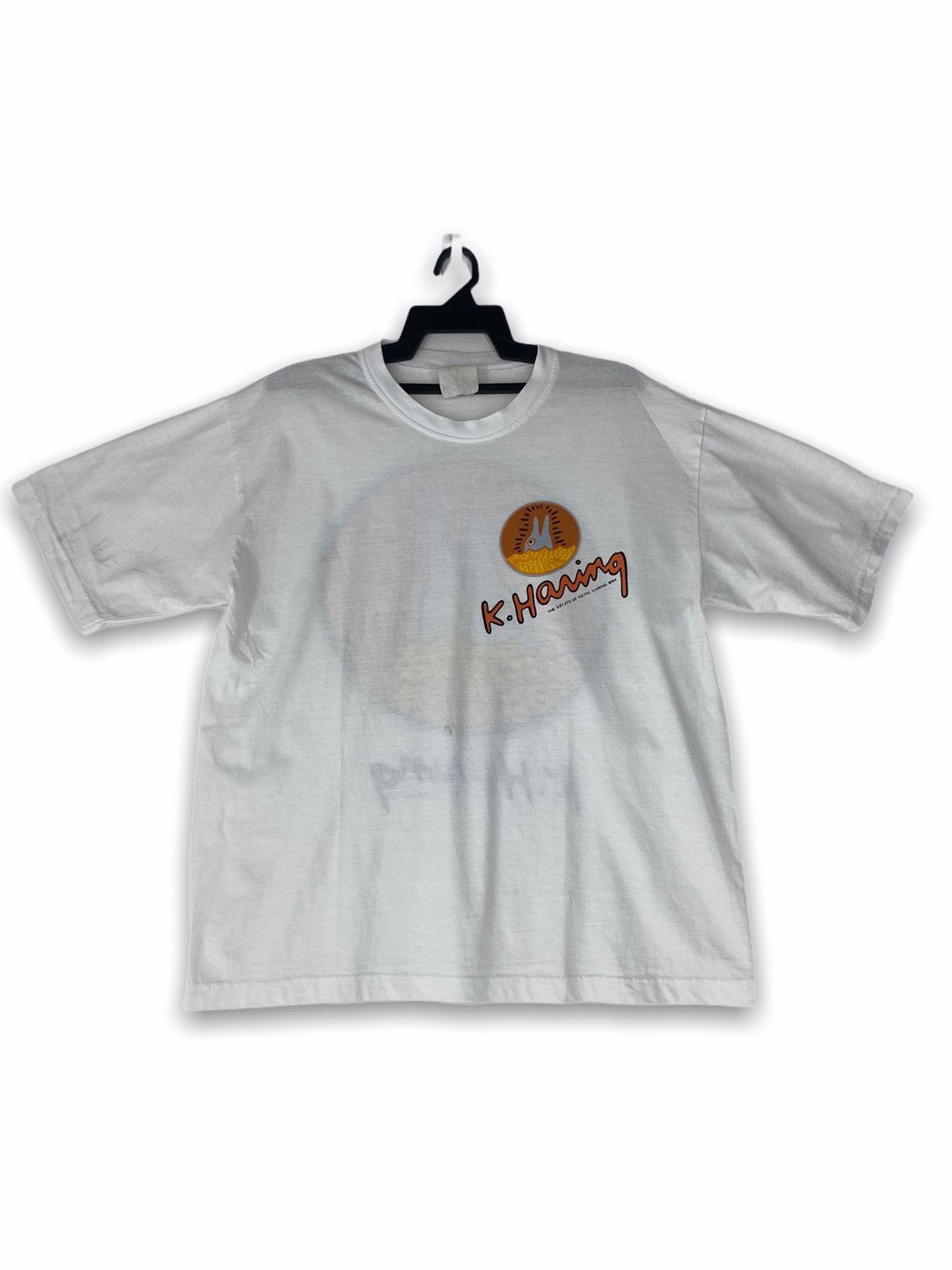 Keith Haring Vintage rare 1994 Keith Haring San Titre dolphin Size US L / EU 52-54 / 3 - 3 Thumbnail