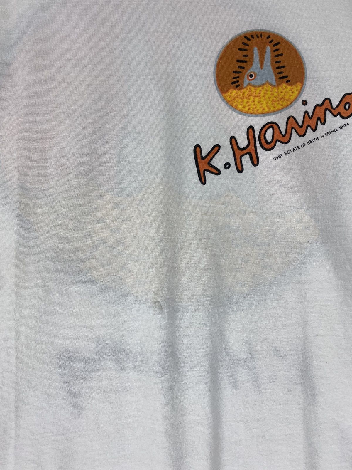 Keith Haring Vintage rare 1994 Keith Haring San Titre dolphin Size US L / EU 52-54 / 3 - 8 Thumbnail