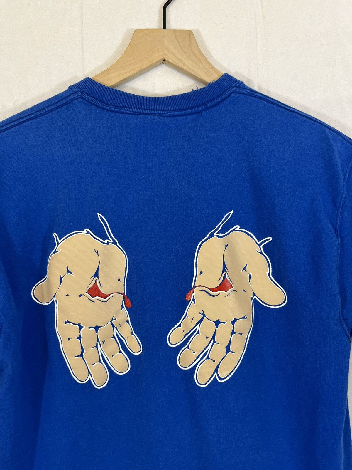 Vintage Body Piercing Crucifixion Distressed Religious Y2K Tee Size US M / EU 48-50 / 2 - 9 Thumbnail