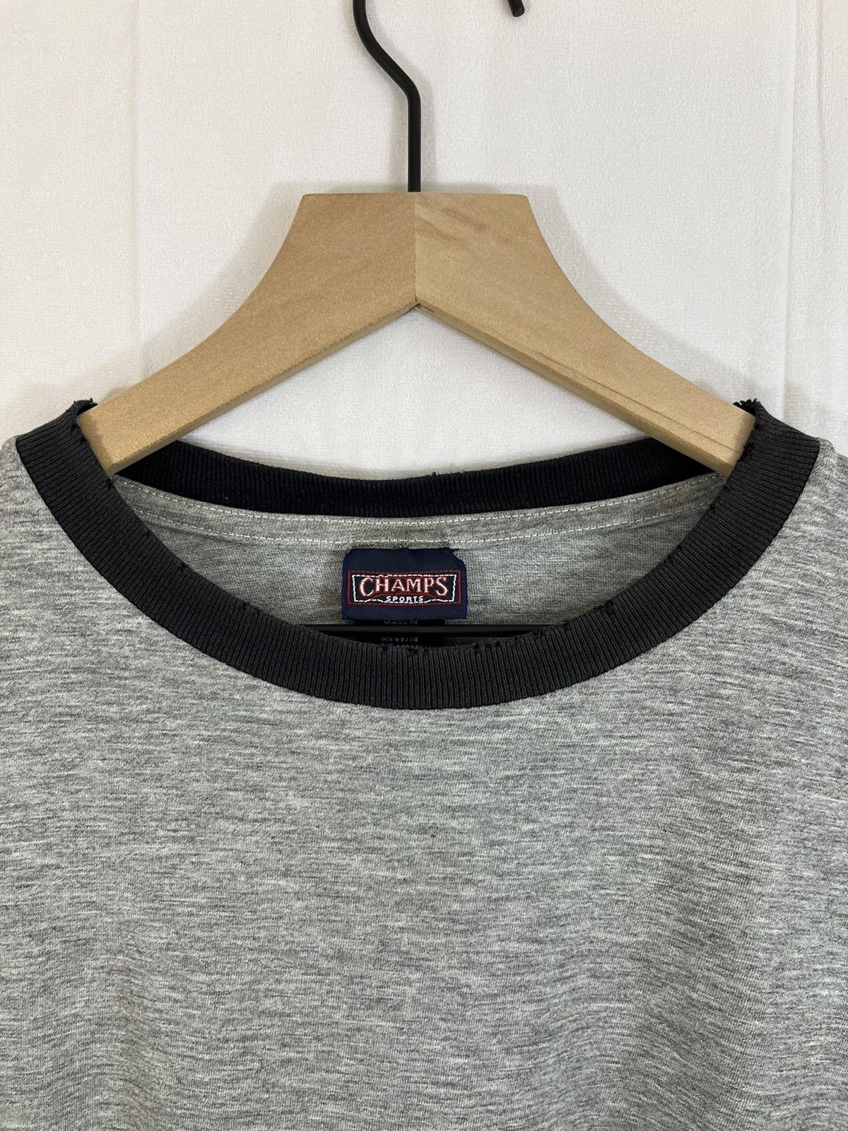 Vintage Blank Distressed Faded 90s Boxy Y2K Basic Tee Size US L / EU 52-54 / 3 - 4 Thumbnail