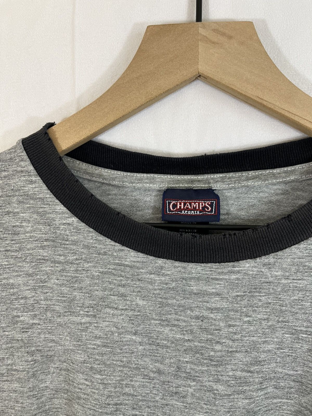Vintage Blank Distressed Faded 90s Boxy Y2K Basic Tee Size US L / EU 52-54 / 3 - 5 Thumbnail