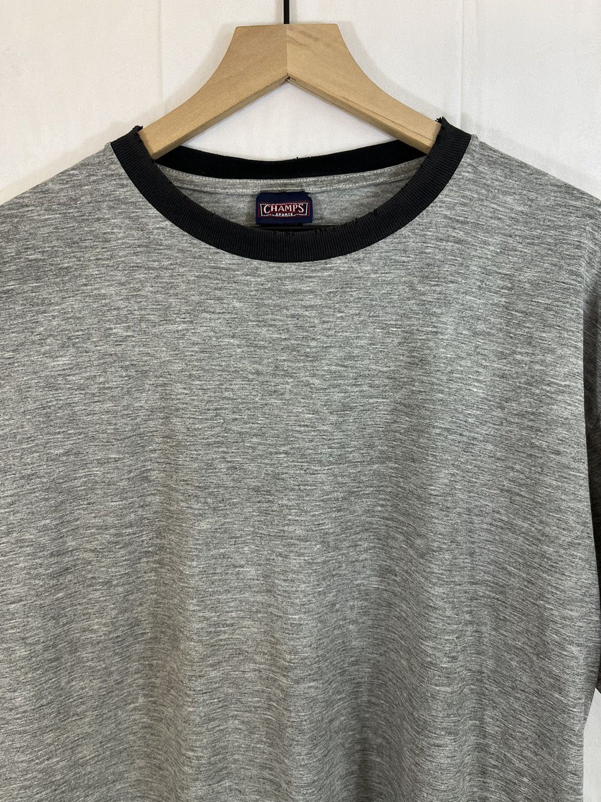 Vintage Blank Distressed Faded 90s Boxy Y2K Basic Tee Size US L / EU 52-54 / 3 - 3 Thumbnail