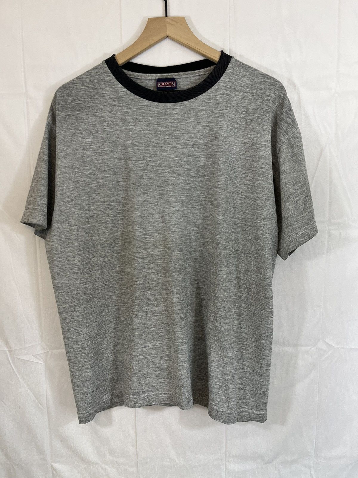 Vintage Blank Distressed Faded 90s Boxy Y2K Basic Tee Size US L / EU 52-54 / 3 - 1 Thumbnail