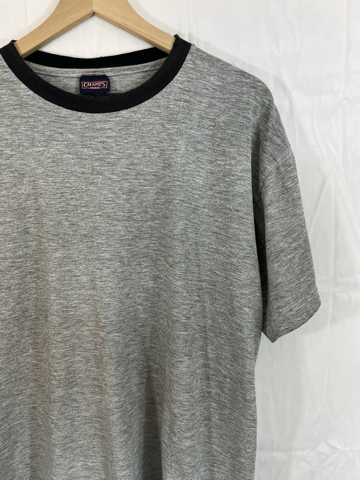 Vintage Blank Distressed Faded 90s Boxy Y2K Basic Tee Size US L / EU 52-54 / 3 - 2 Thumbnail