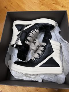 Rick Owens Black 'Jumbo Lace' Sneakers – Showroom LA