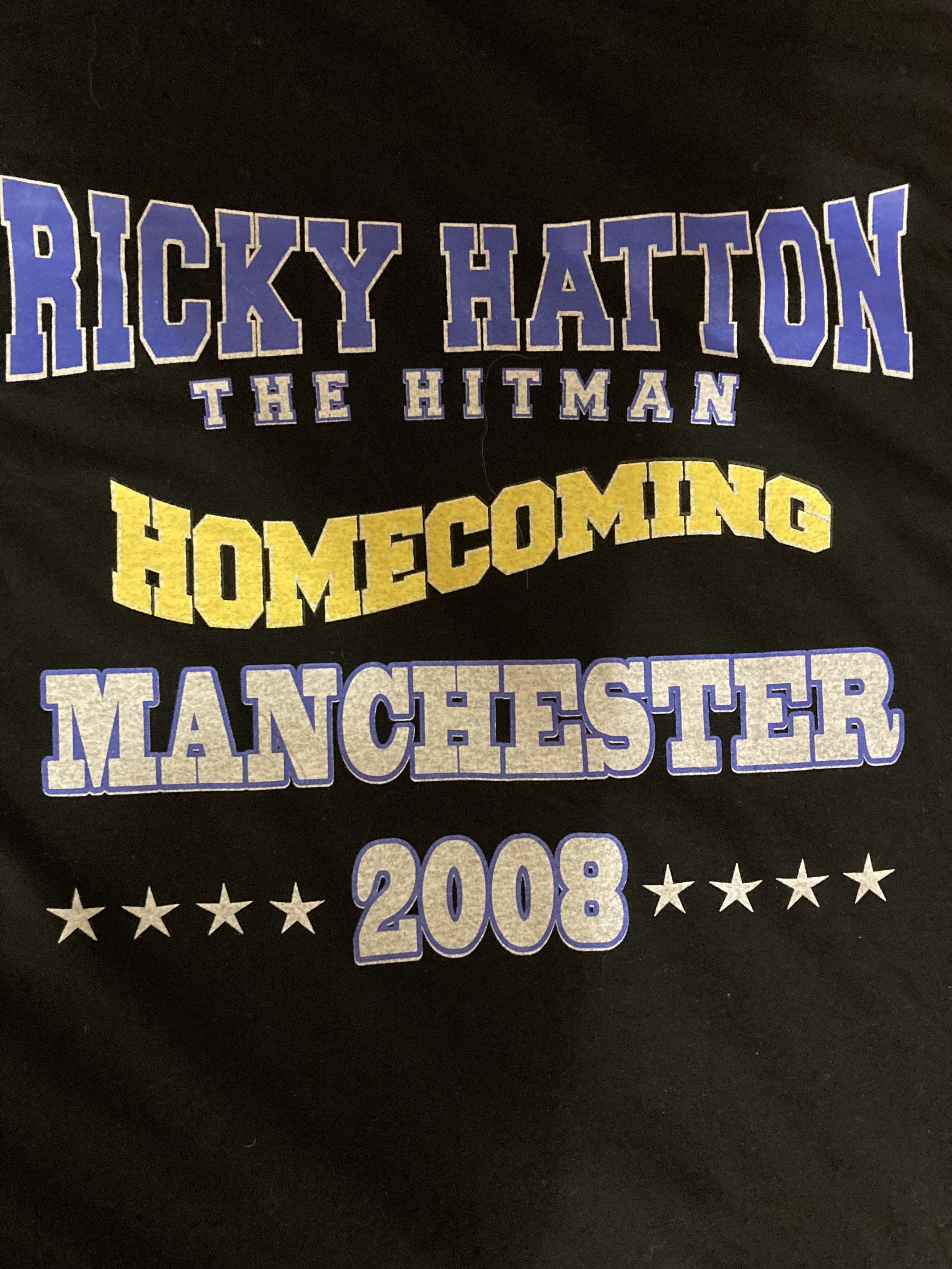 Vintage 2008 vintage Ricky Hatton boxing T shirt The Hitman Size US M / EU 48-50 / 2 - 7 Thumbnail