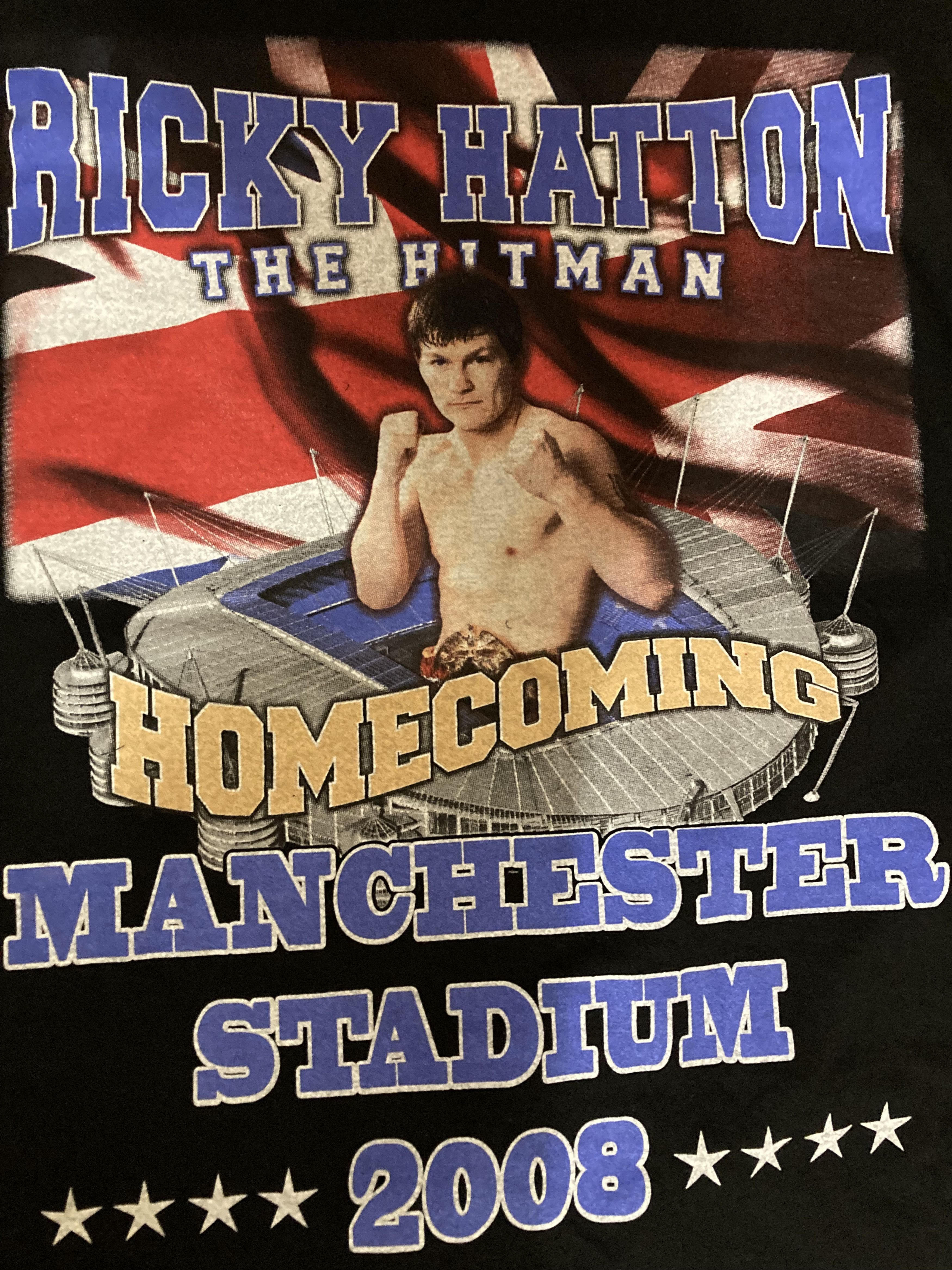 Vintage 2008 vintage Ricky Hatton boxing T shirt The Hitman Size US M / EU 48-50 / 2 - 3 Thumbnail