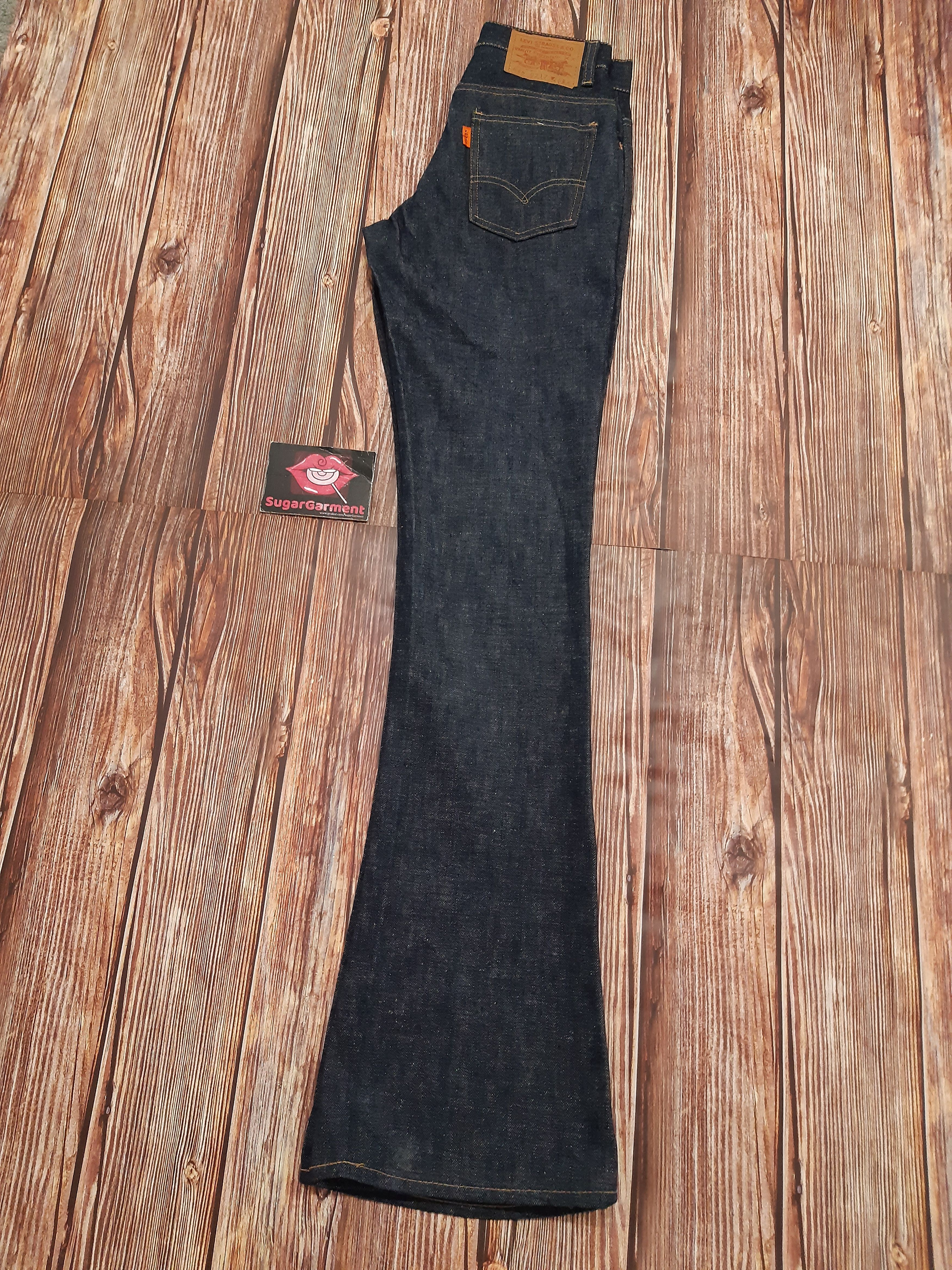 Levi's × Vintage Levis 646 Jeans Flare Bell Bottom Bootcut Orange Tab Size 25" / US 0 / IT 36 - 13 Thumbnail