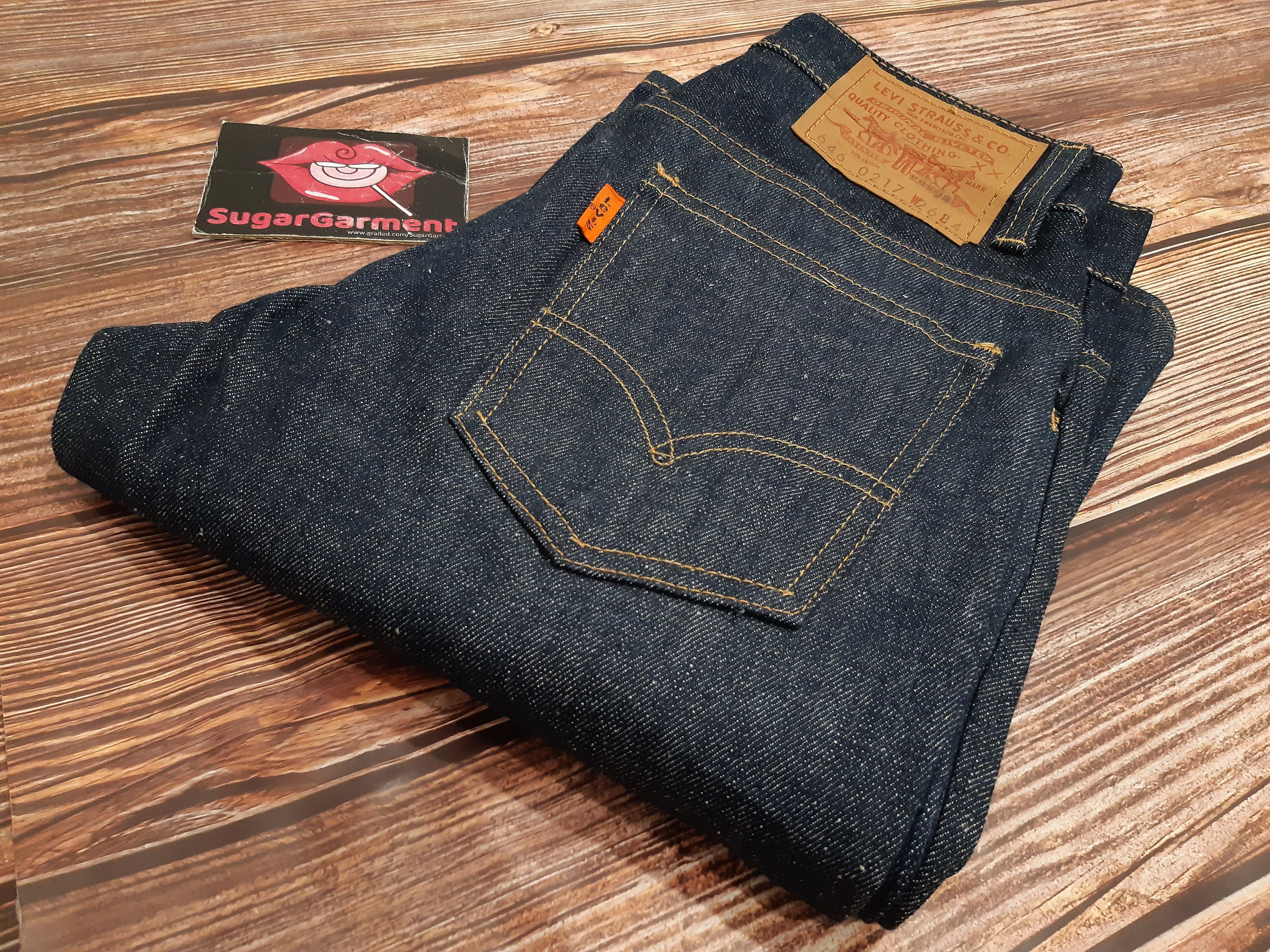 Levi's × Vintage Levis 646 Jeans Flare Bell Bottom Bootcut Orange Tab Size 25" / US 0 / IT 36 - 14 Thumbnail