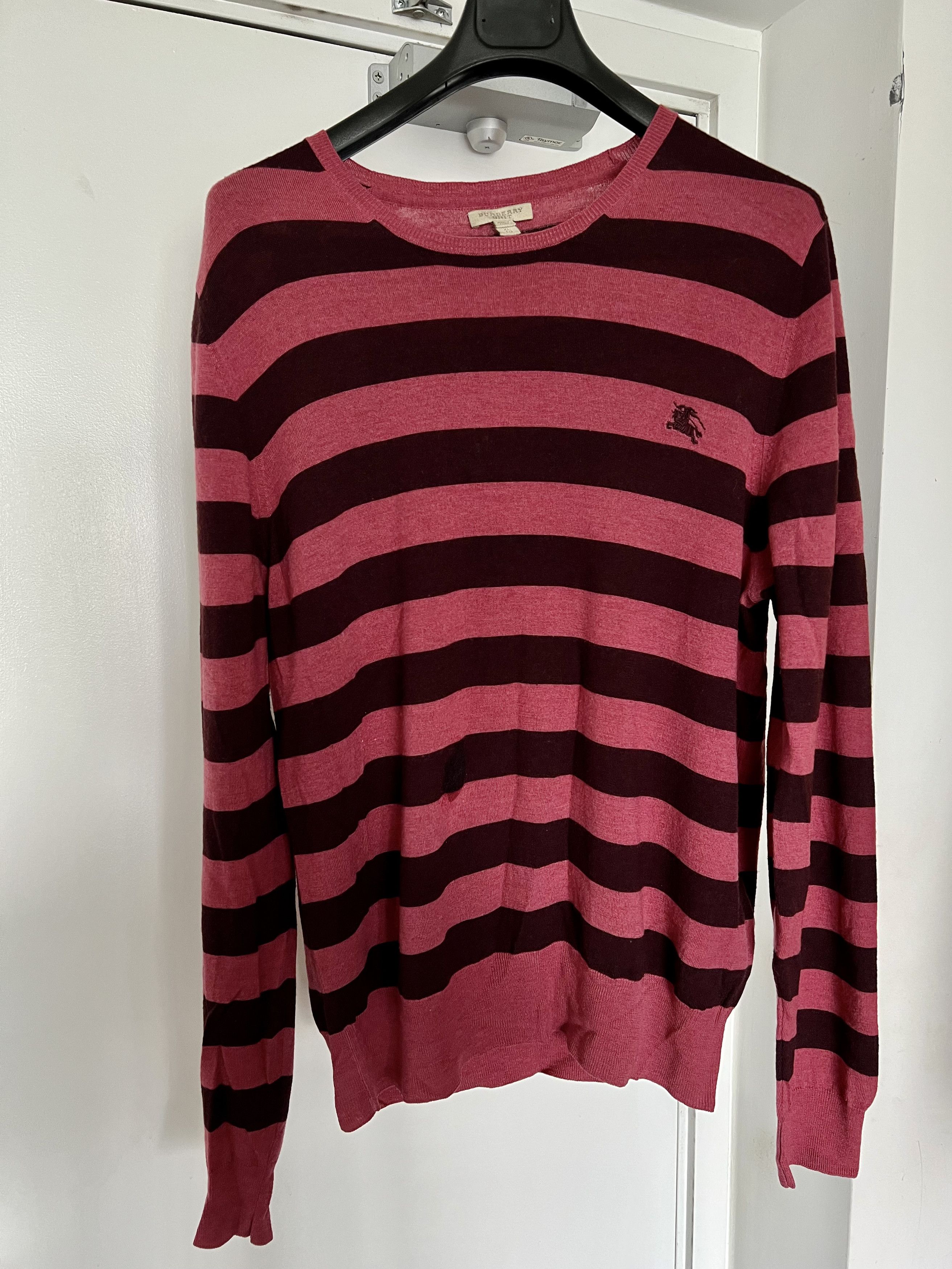 Burberry Burberry Brit 100% Merino Wool Sweater Size US XL / EU 56 / 4 - 1 Thumbnail