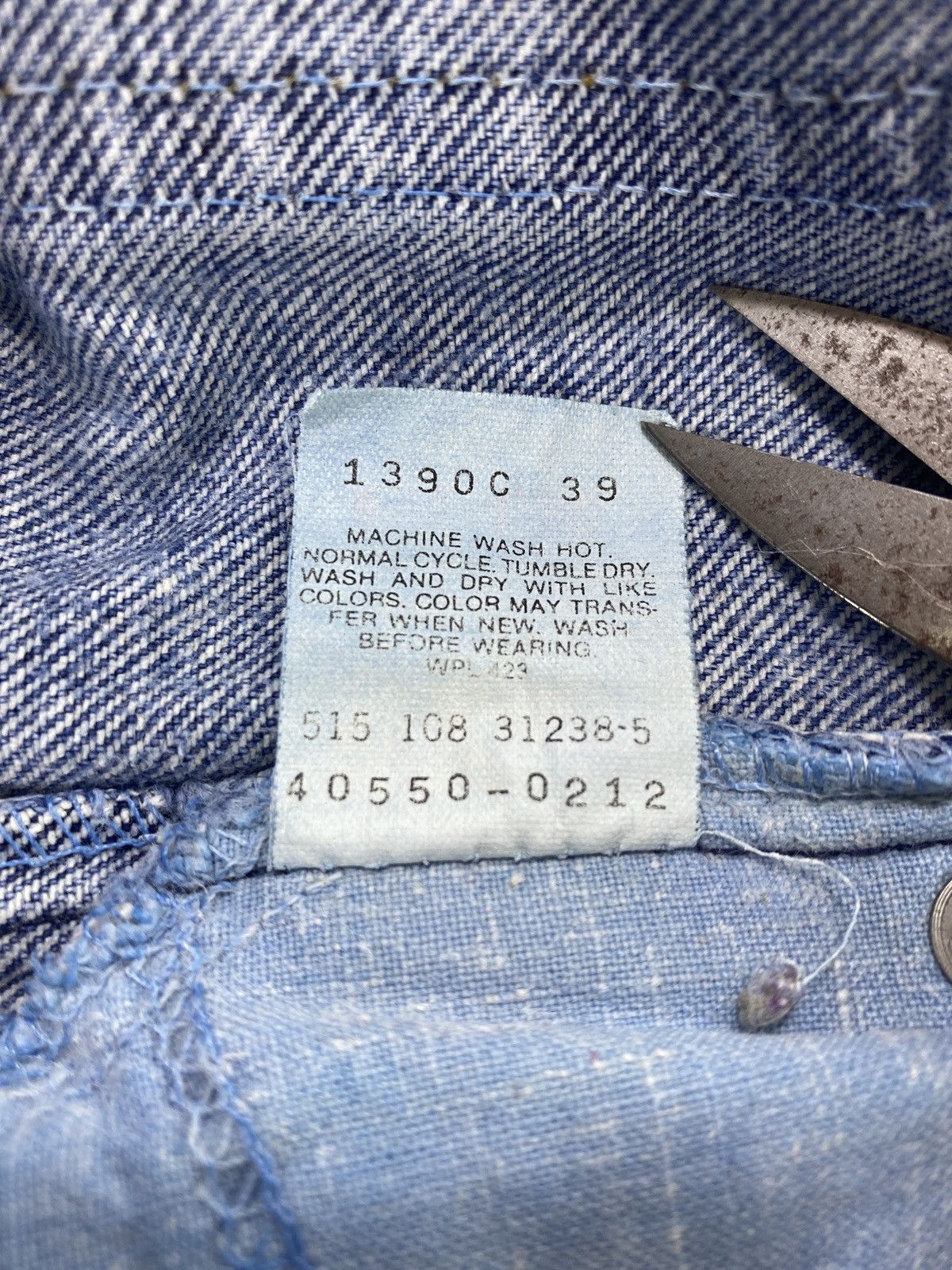 Levi's 90s Vintage Levi's 550 Distress Acid Jeans - J585 Size US 31 - 6 Thumbnail
