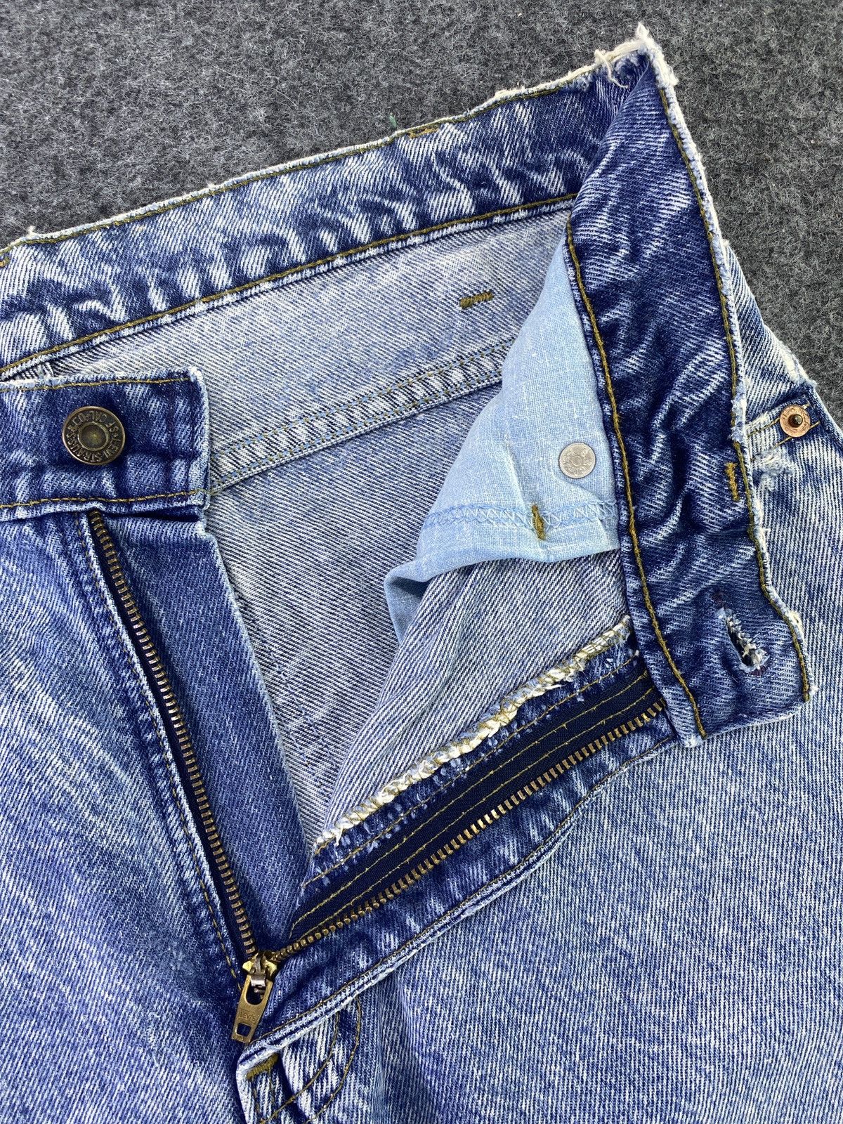 Levi's 90s Vintage Levi's 550 Distress Acid Jeans - J585 Size US 31 - 3 Thumbnail