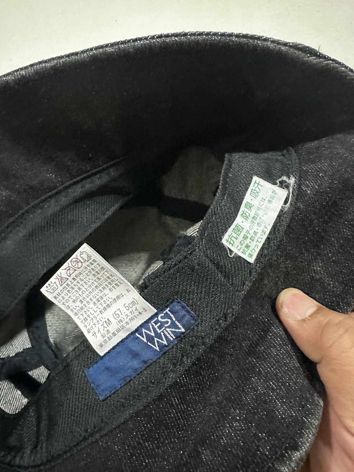 Japanese Brand VTG Distress Style West Win Hat Size ONE SIZE - 7 Thumbnail