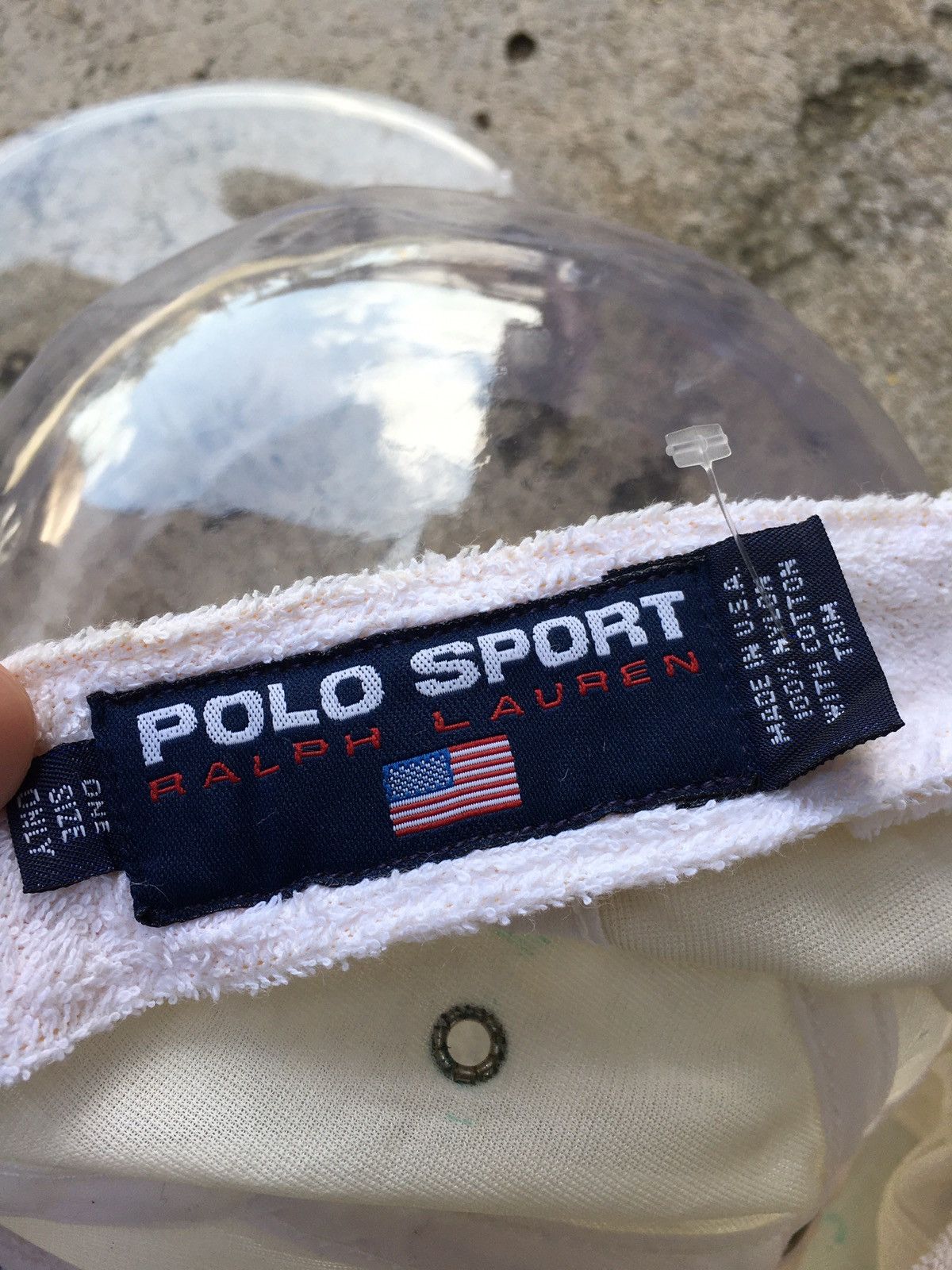 Polo Ralph Lauren × Vintage Vtg Polo Sport Ralph Lauren USA hat Size ONE SIZE - 8 Thumbnail