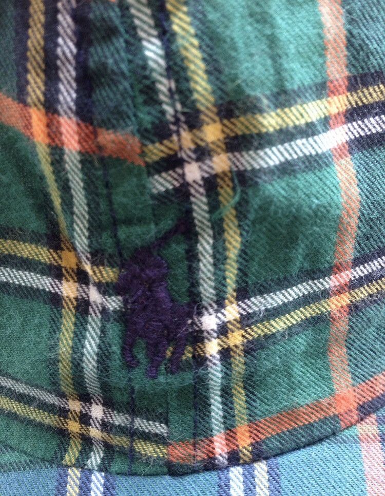Polo Ralph Lauren × Vintage Vintage Polo by Ralph Lauren checker hat Size ONE SIZE - 5 Thumbnail