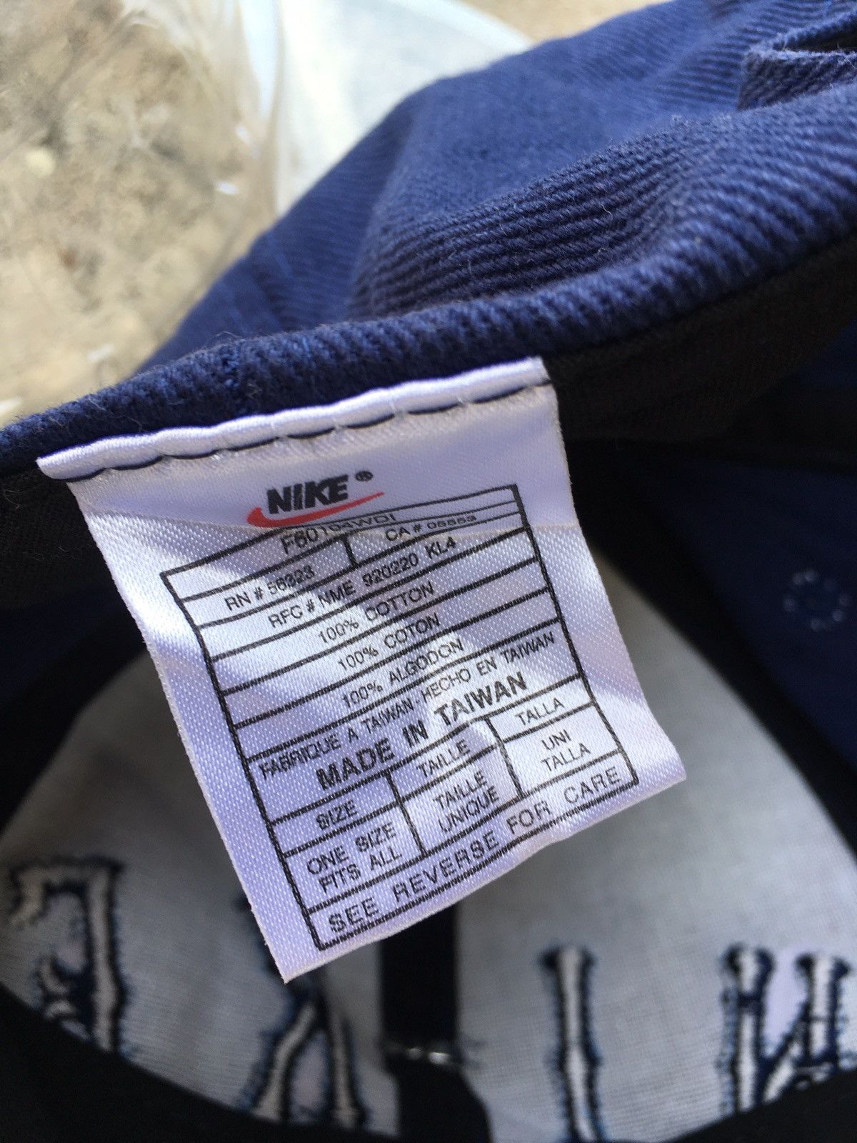 Nike × Vintage Vtg 90s Nike basketball hat Size ONE SIZE - 8 Thumbnail