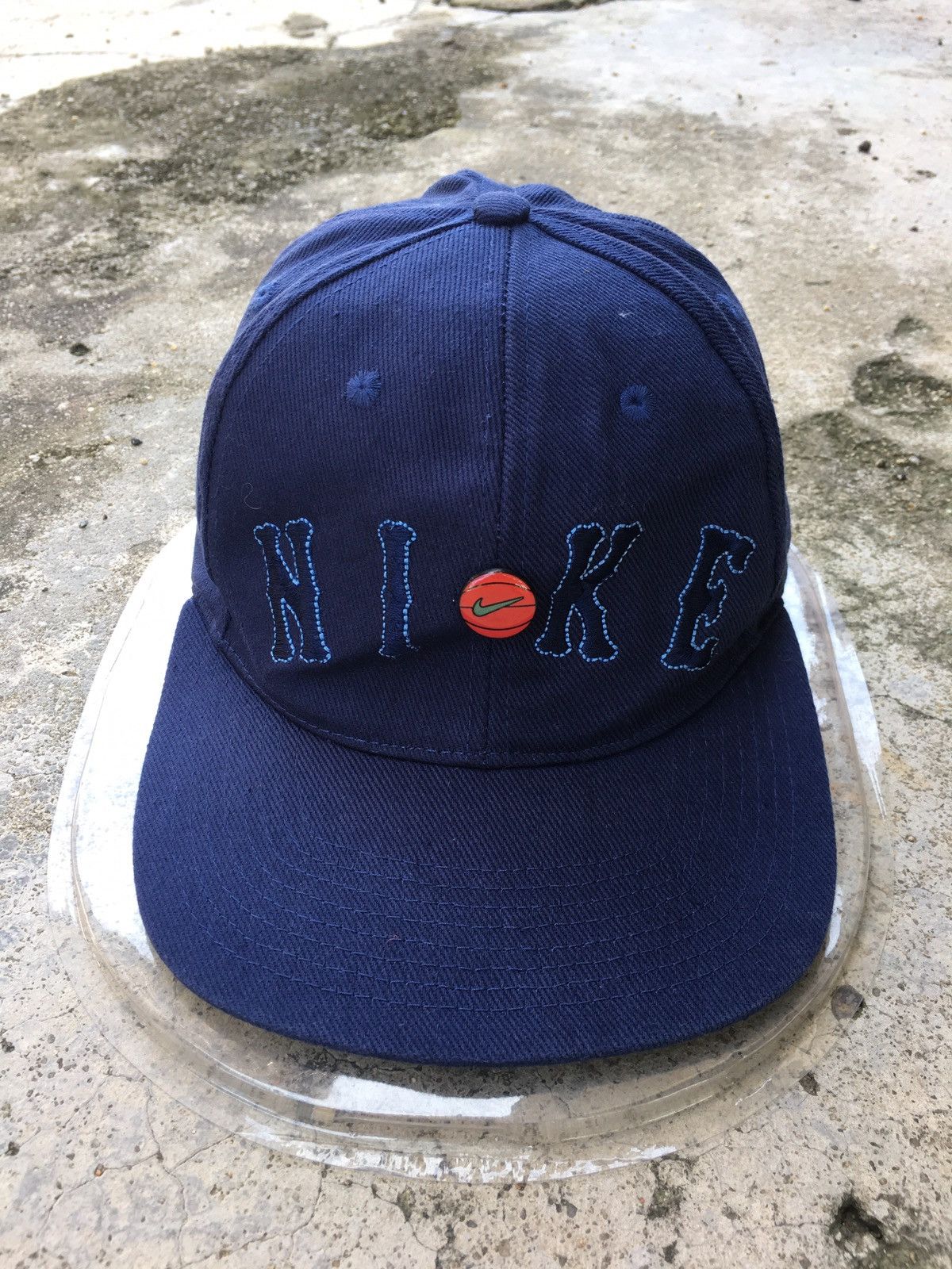 Nike × Vintage Vtg 90s Nike basketball hat Size ONE SIZE - 1 Thumbnail