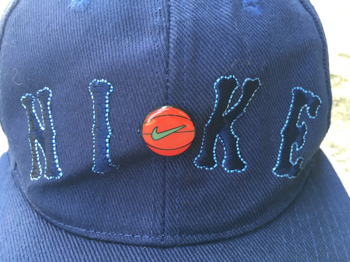 Nike × Vintage Vtg 90s Nike basketball hat Size ONE SIZE - 6 Thumbnail