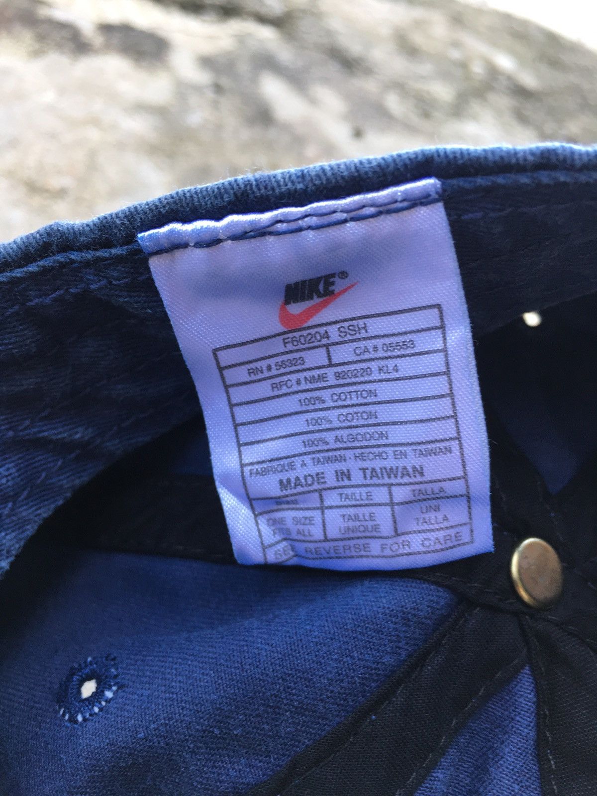 Nike × Vintage Vtg 90s Nike swoosh logo hat Size ONE SIZE - 8 Thumbnail