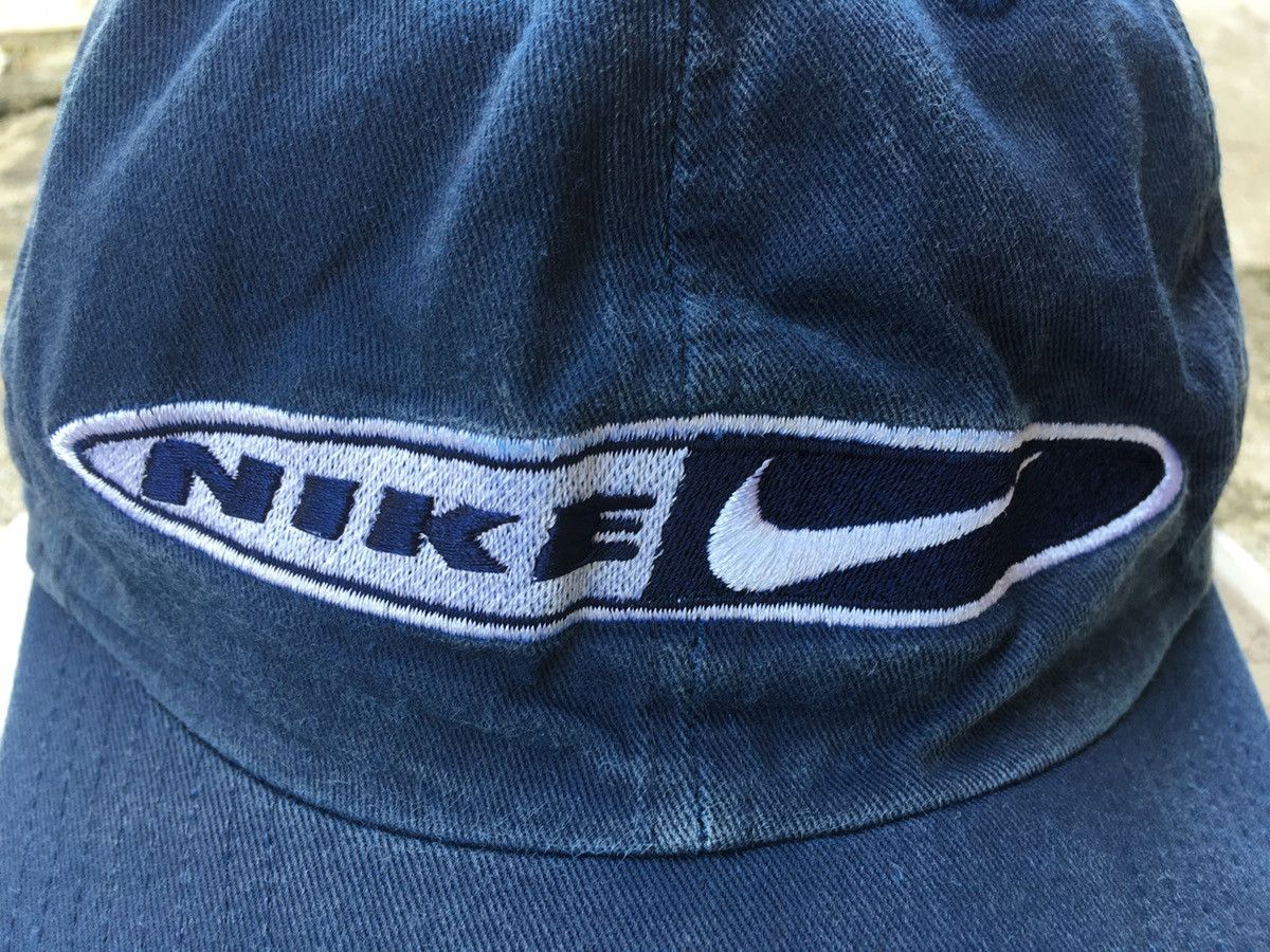 Nike × Vintage Vtg 90s Nike swoosh logo hat Size ONE SIZE - 6 Thumbnail