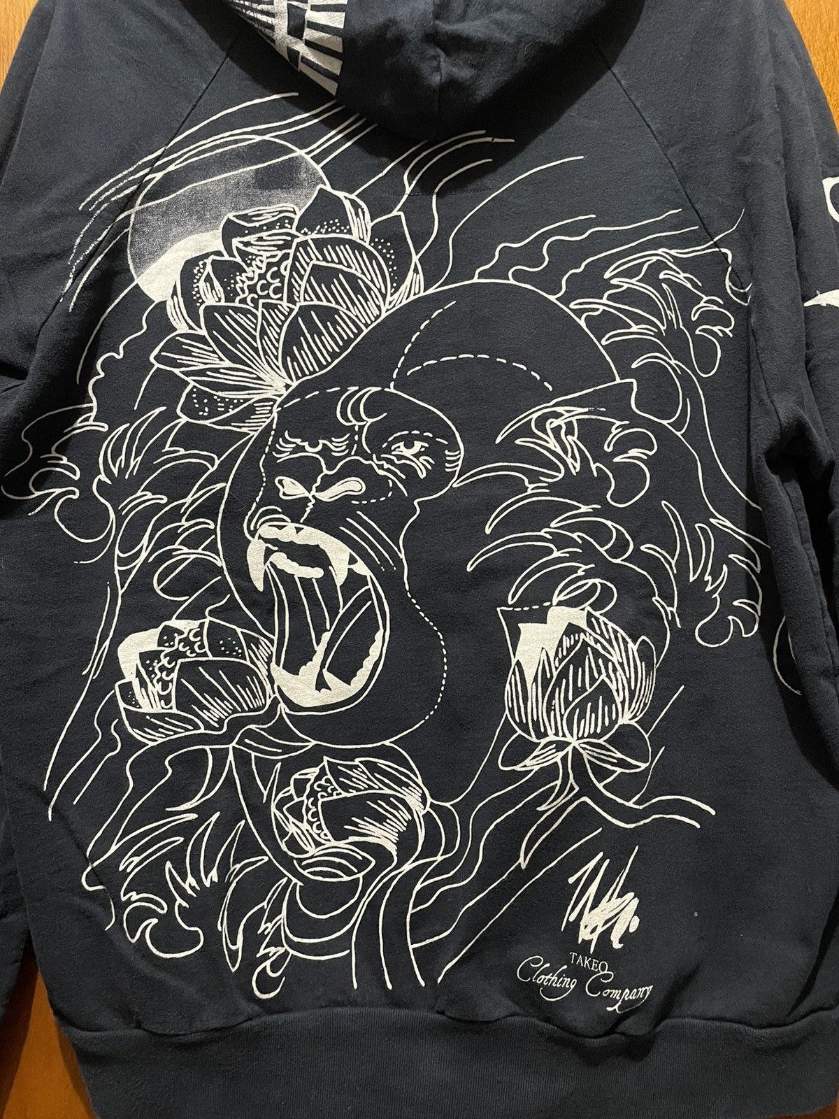 Japanese Brand Rare Art Motive Hoodie By Takeo Size US L / EU 52-54 / 3 - 6 Thumbnail