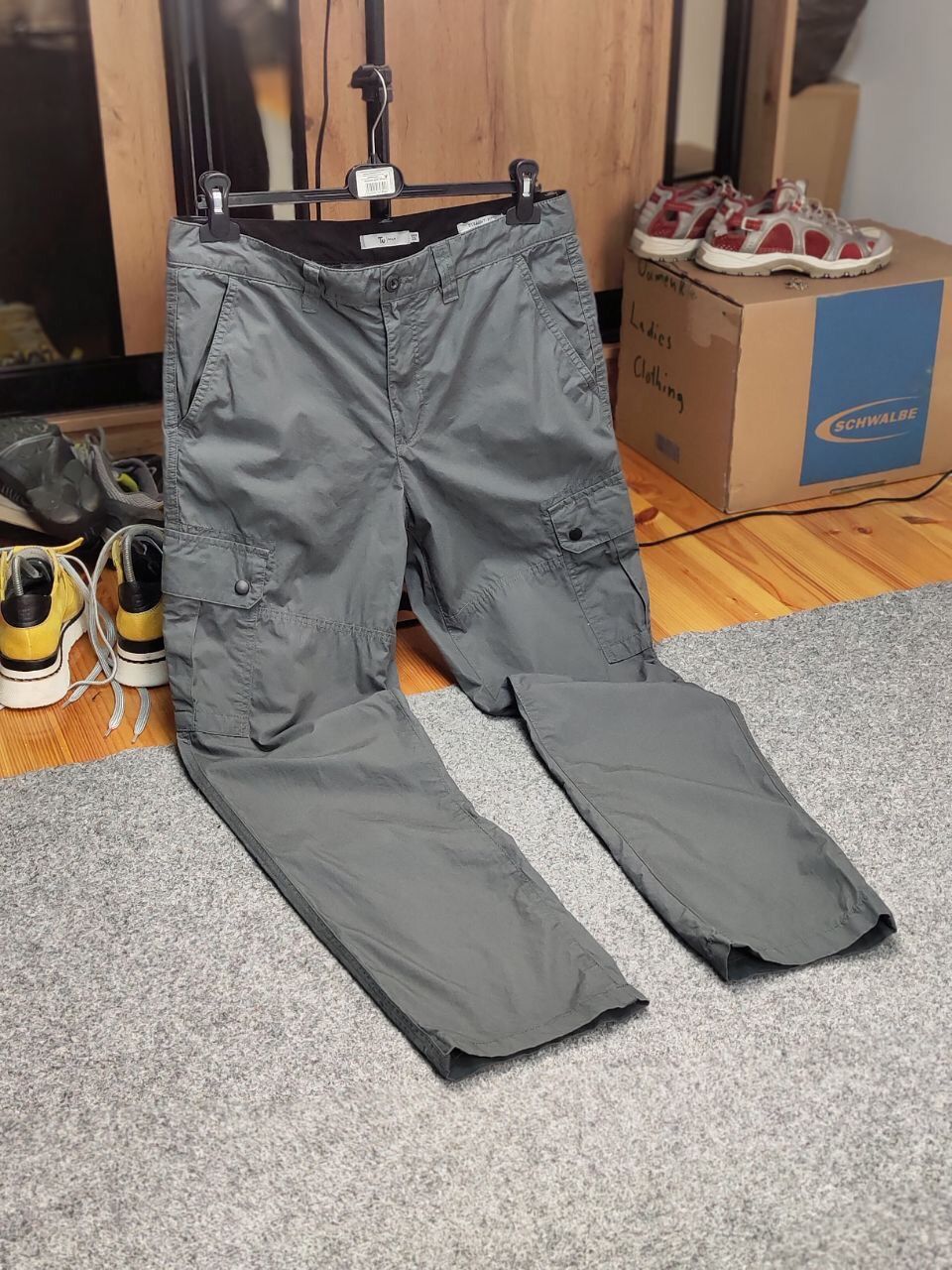 Japanese Brand Vintage 90's Cargo Pants Travis Scott Japan Pocket Gray Size US 34 / EU 50 - 21 Thumbnail