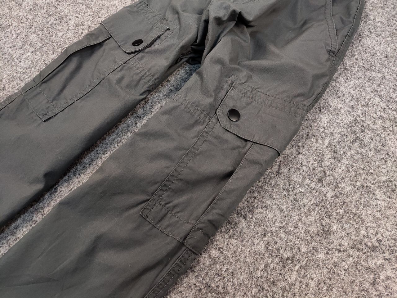 Japanese Brand Vintage 90's Cargo Pants Travis Scott Japan Pocket Gray Size US 34 / EU 50 - 6 Thumbnail