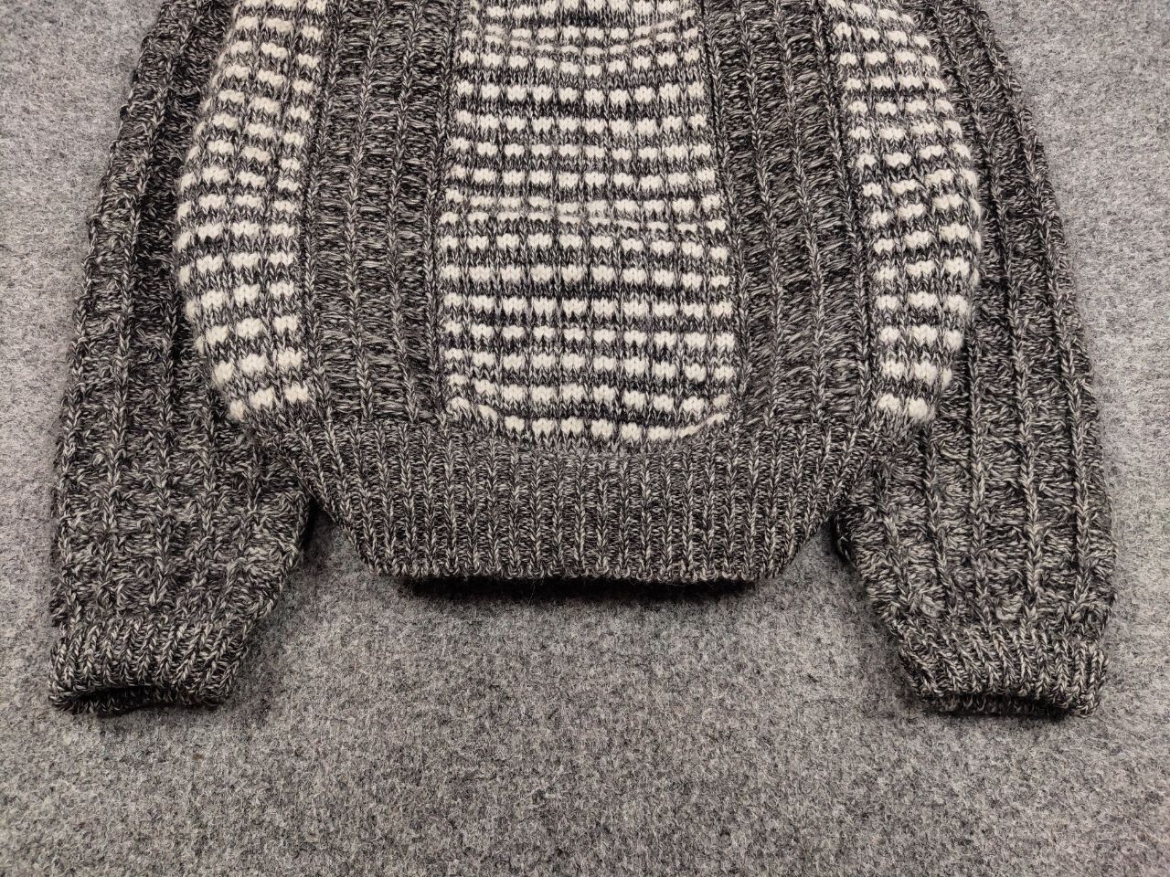 Japanese Brand Archival Vintage Raika Japanese Hand Knitted Gray Sweater Size US L / EU 52-54 / 3 - 9 Thumbnail