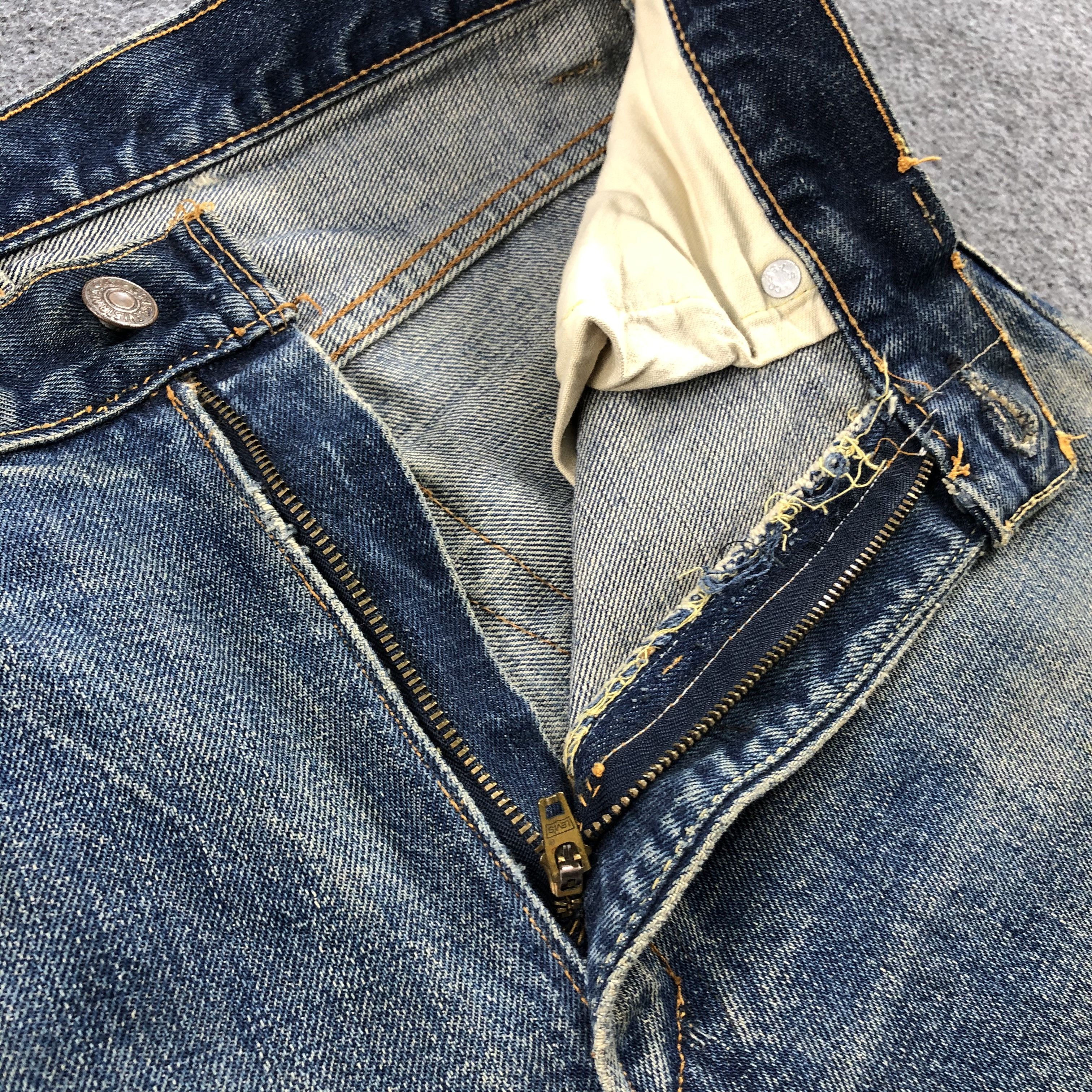 Levi's × Vintage Vintage 60s Distress Levis Jeans-JM1486 Size US 30 / EU 46 - 8 Thumbnail