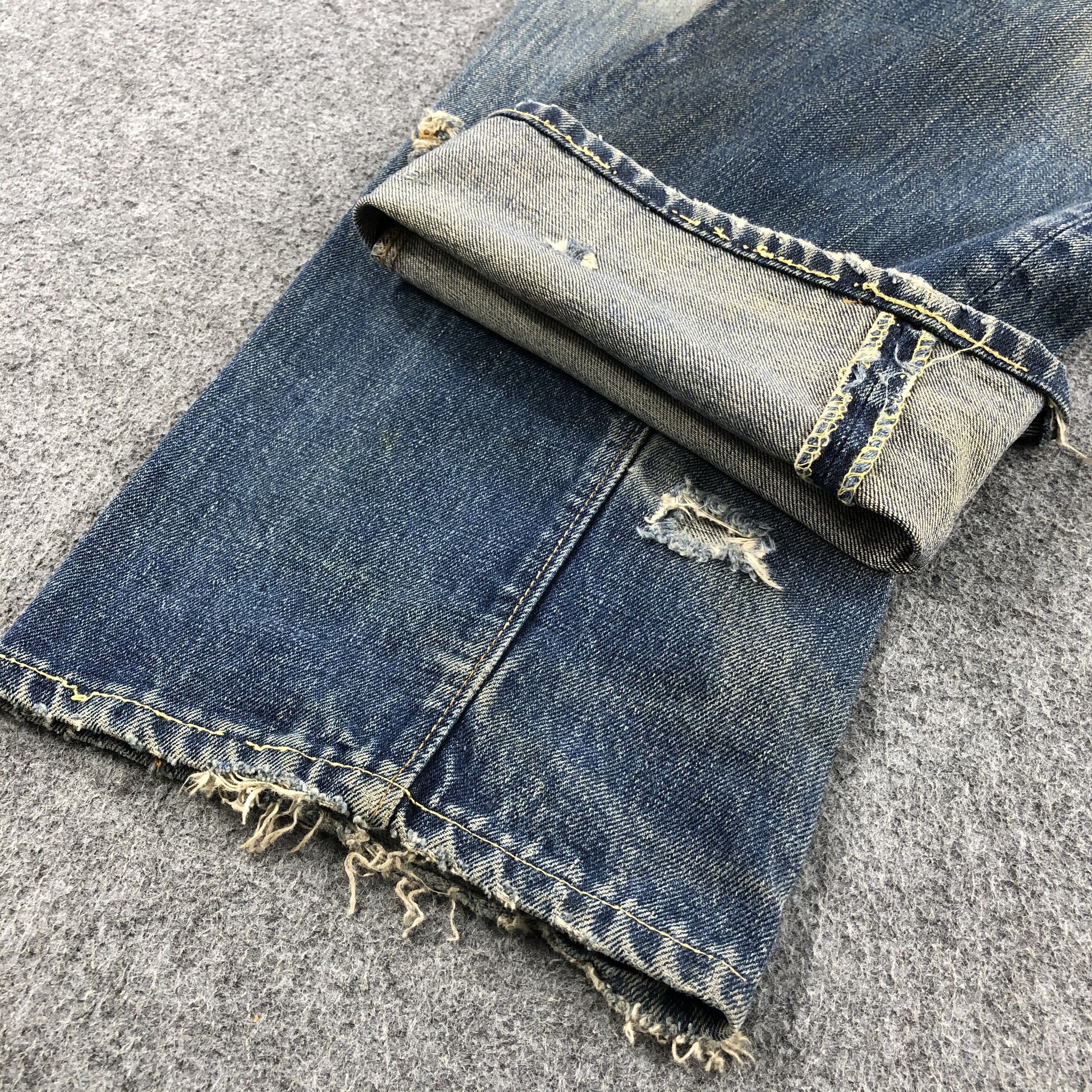 Levi's × Vintage Vintage 60s Distress Levis Jeans-JM1486 Size US 30 / EU 46 - 7 Thumbnail