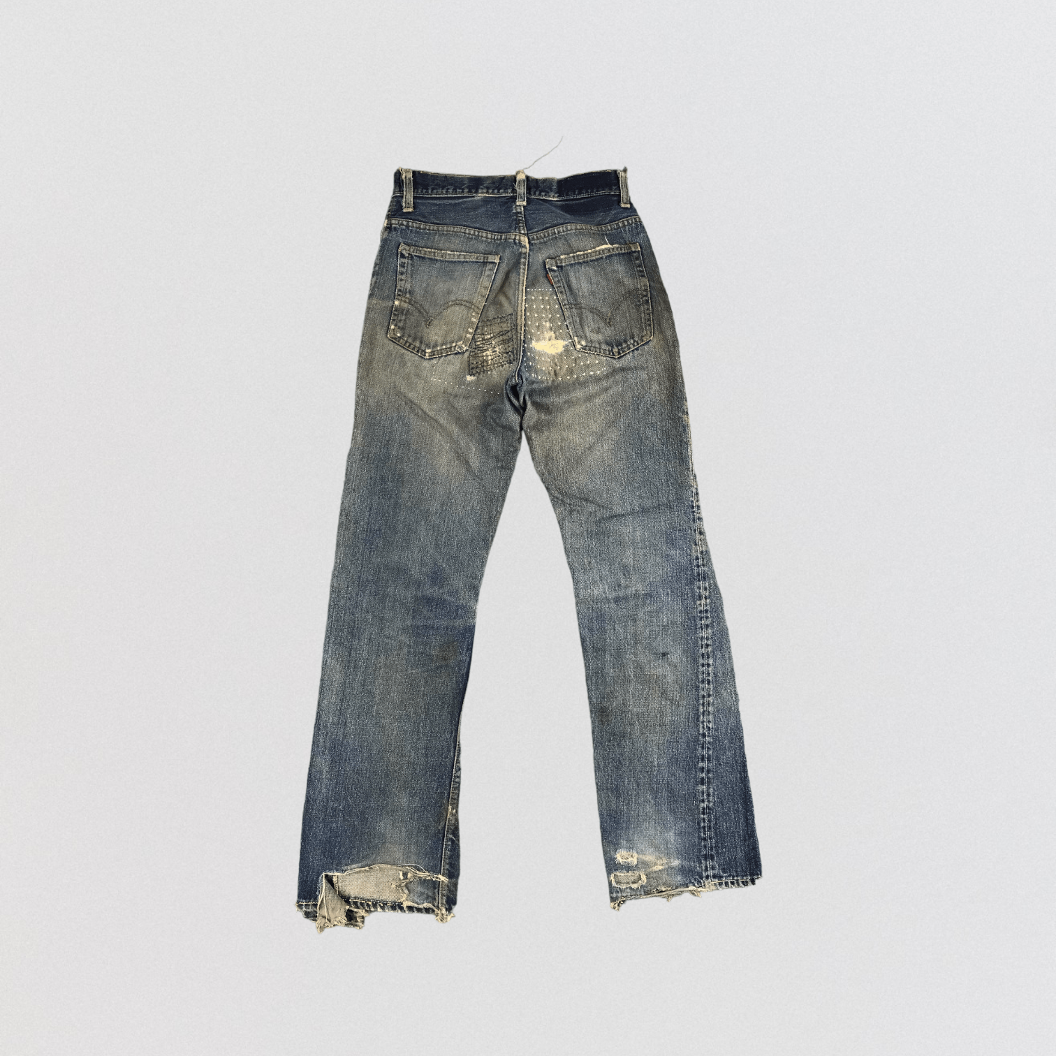 Levi's × Vintage Vintage 60s Distress Levis Jeans-JM1486 Size US 30 / EU 46 - 2 Thumbnail