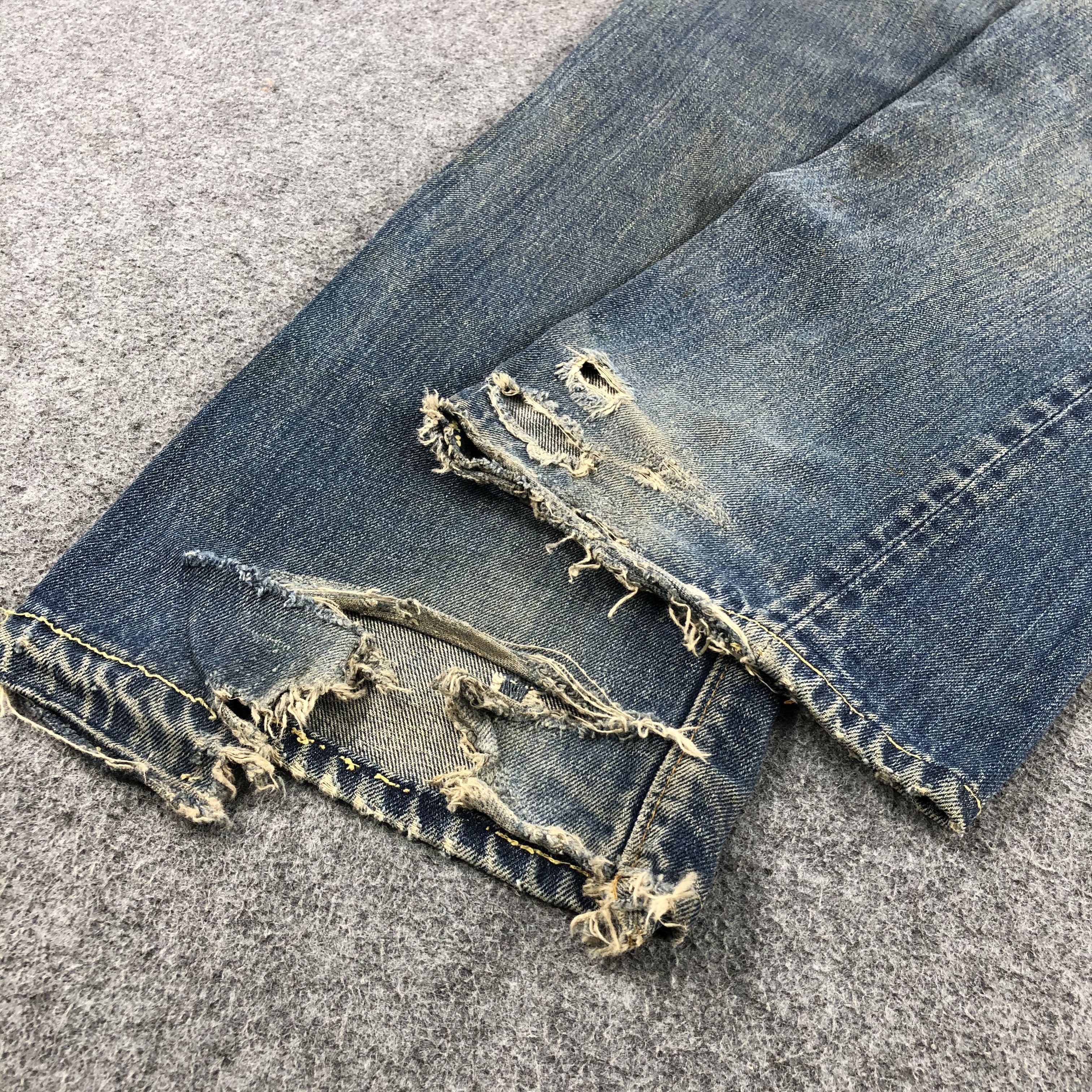 Levi's × Vintage Vintage 60s Distress Levis Jeans-JM1486 Size US 30 / EU 46 - 5 Thumbnail