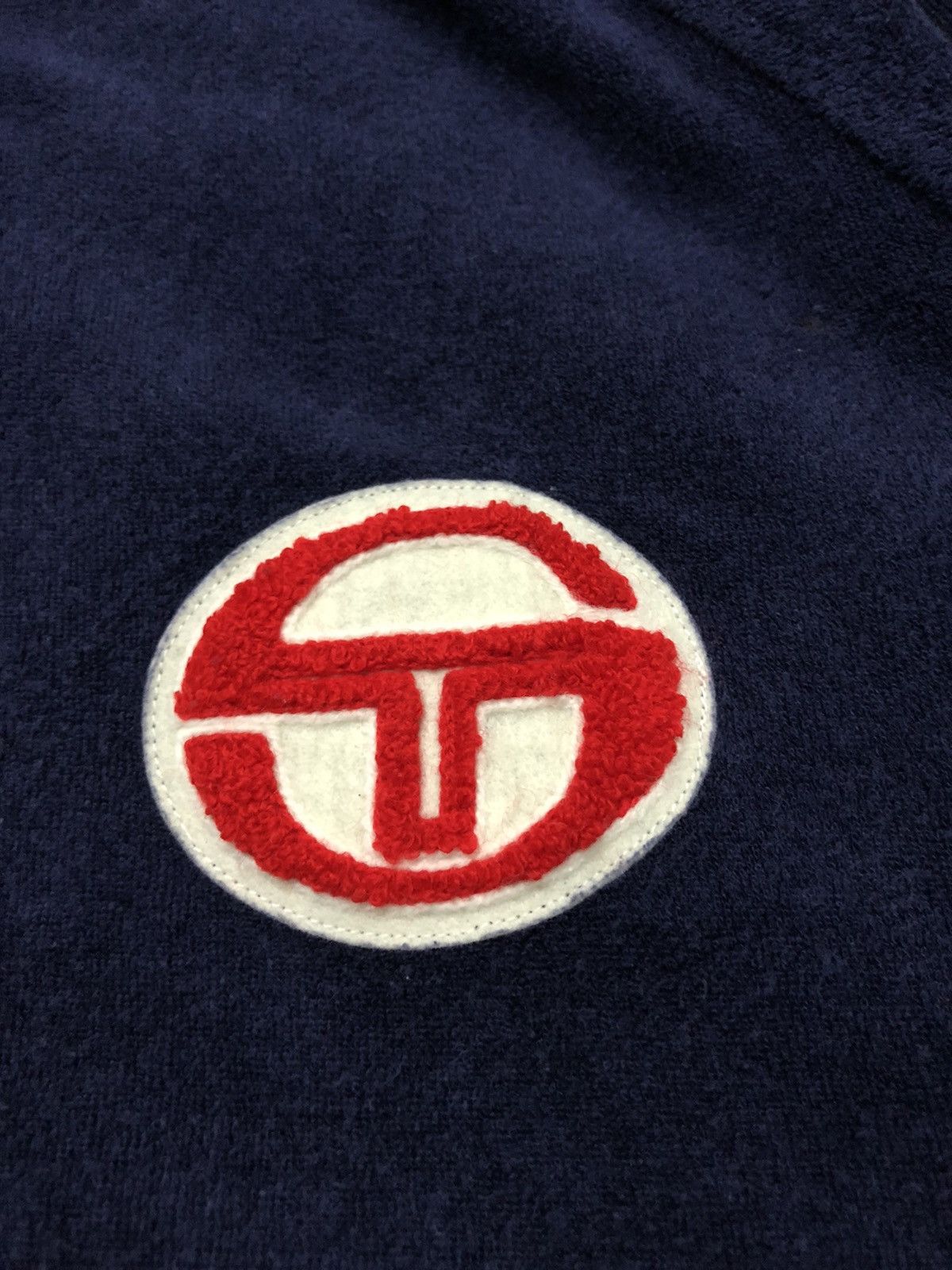 Sergio Tacchini 90's Sergio Tacchini Velvet velour zipper hoodie Size US M / EU 48-50 / 2 - 16 Thumbnail