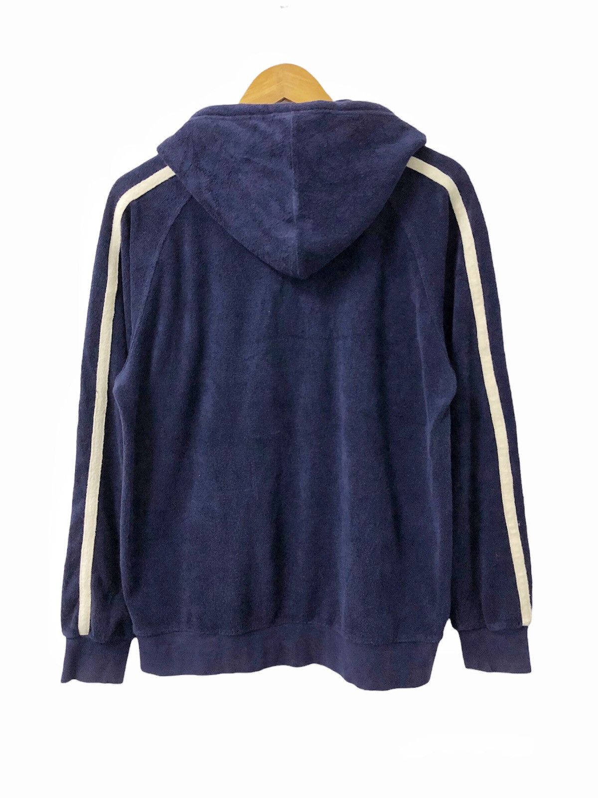 Sergio Tacchini 90's Sergio Tacchini Velvet velour zipper hoodie Size US M / EU 48-50 / 2 - 11 Thumbnail