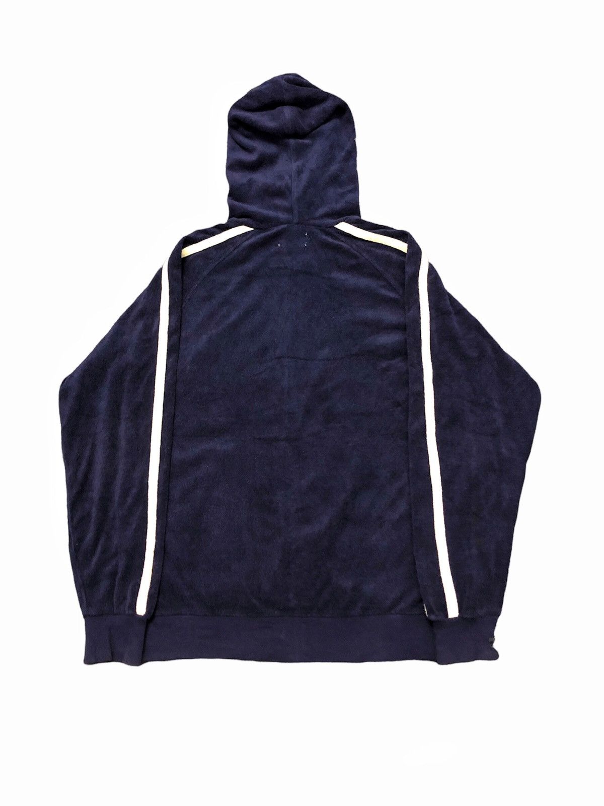 Sergio Tacchini 90's Sergio Tacchini Velvet velour zipper hoodie Size US M / EU 48-50 / 2 - 6 Thumbnail