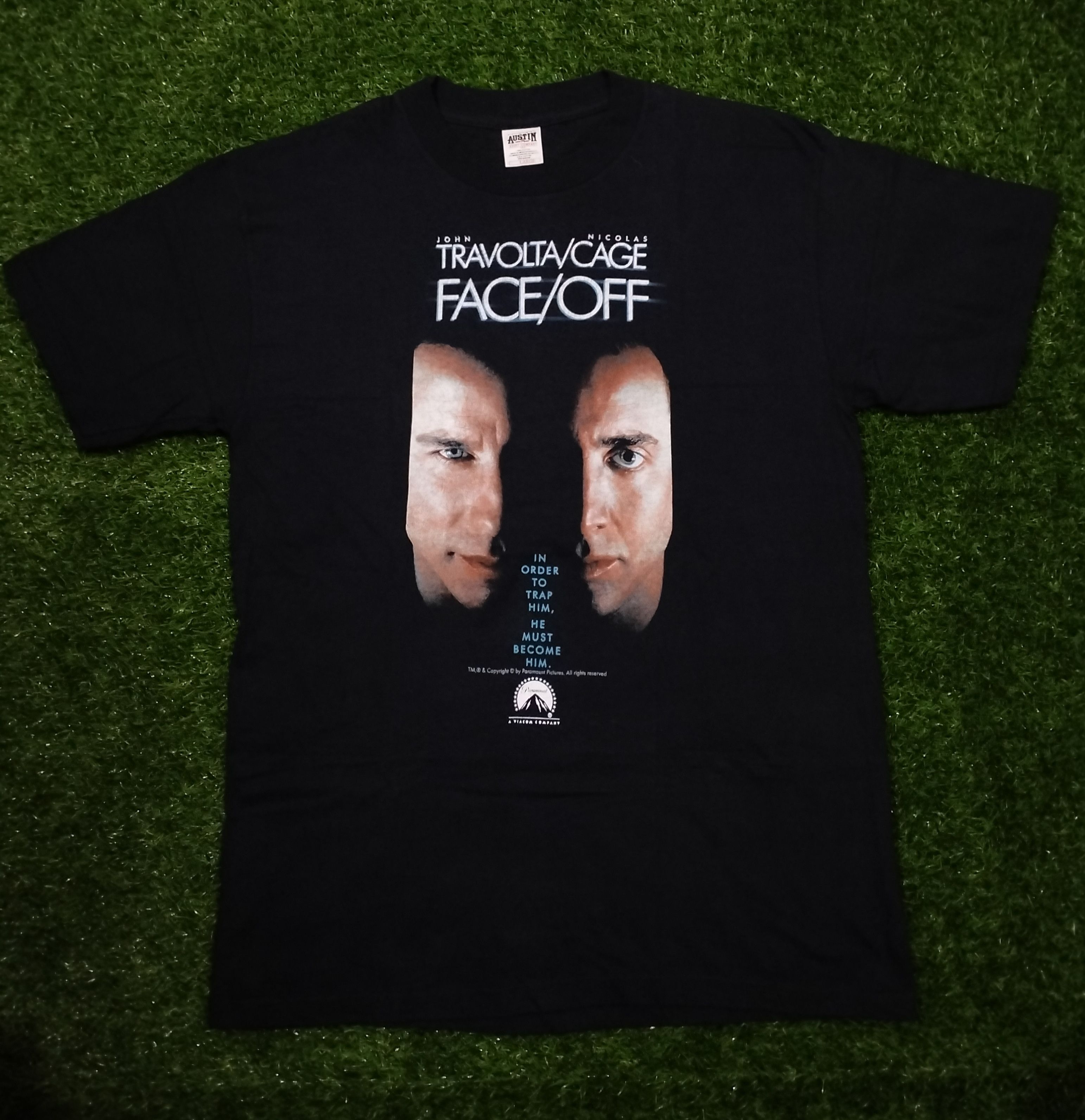 Rare!!! Vintage 1997 Face/Off Movie Poster Tee