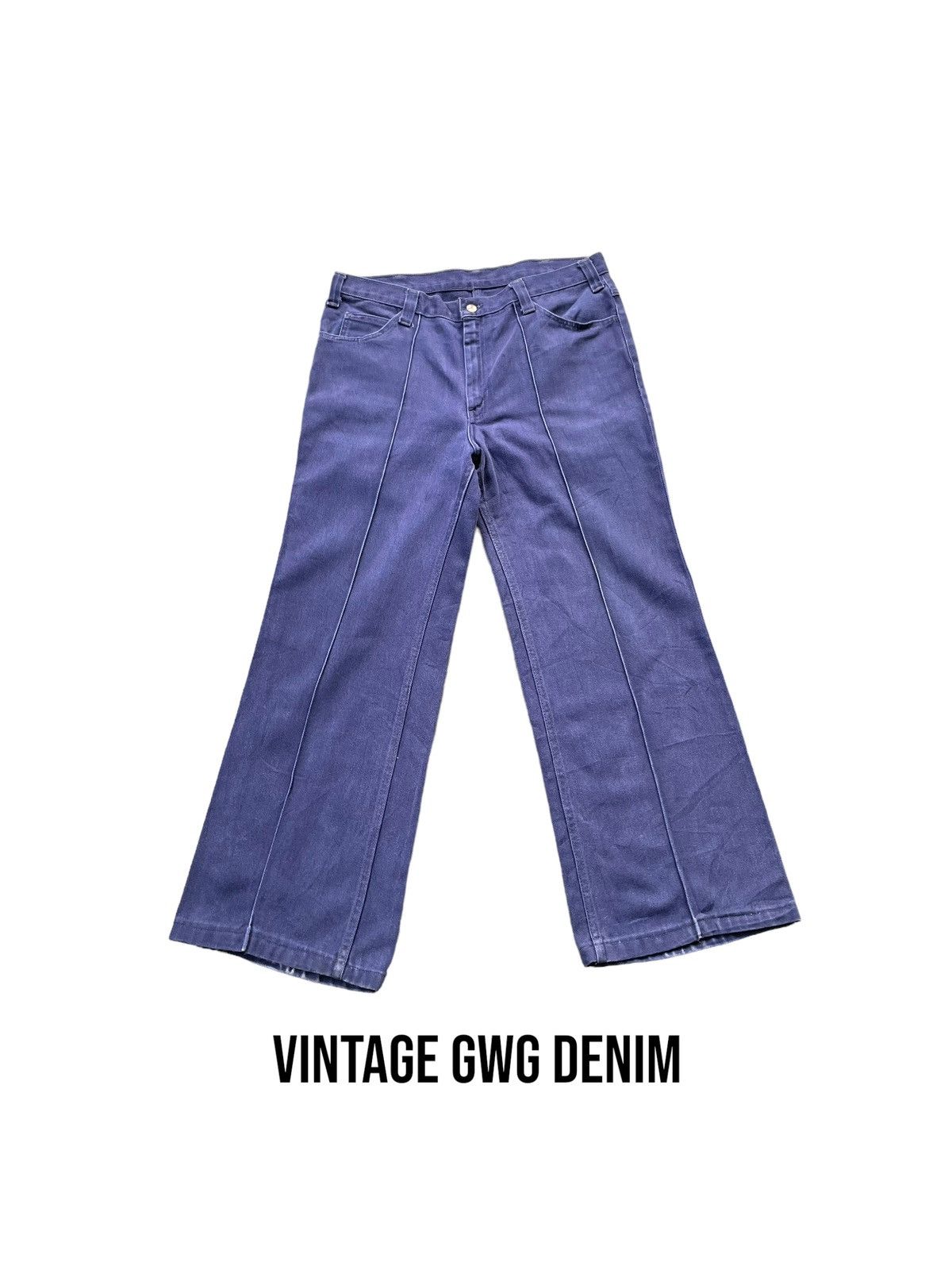 image of Vintage Gwg Wide Leg Denim in Blue, Men's (Size 36)