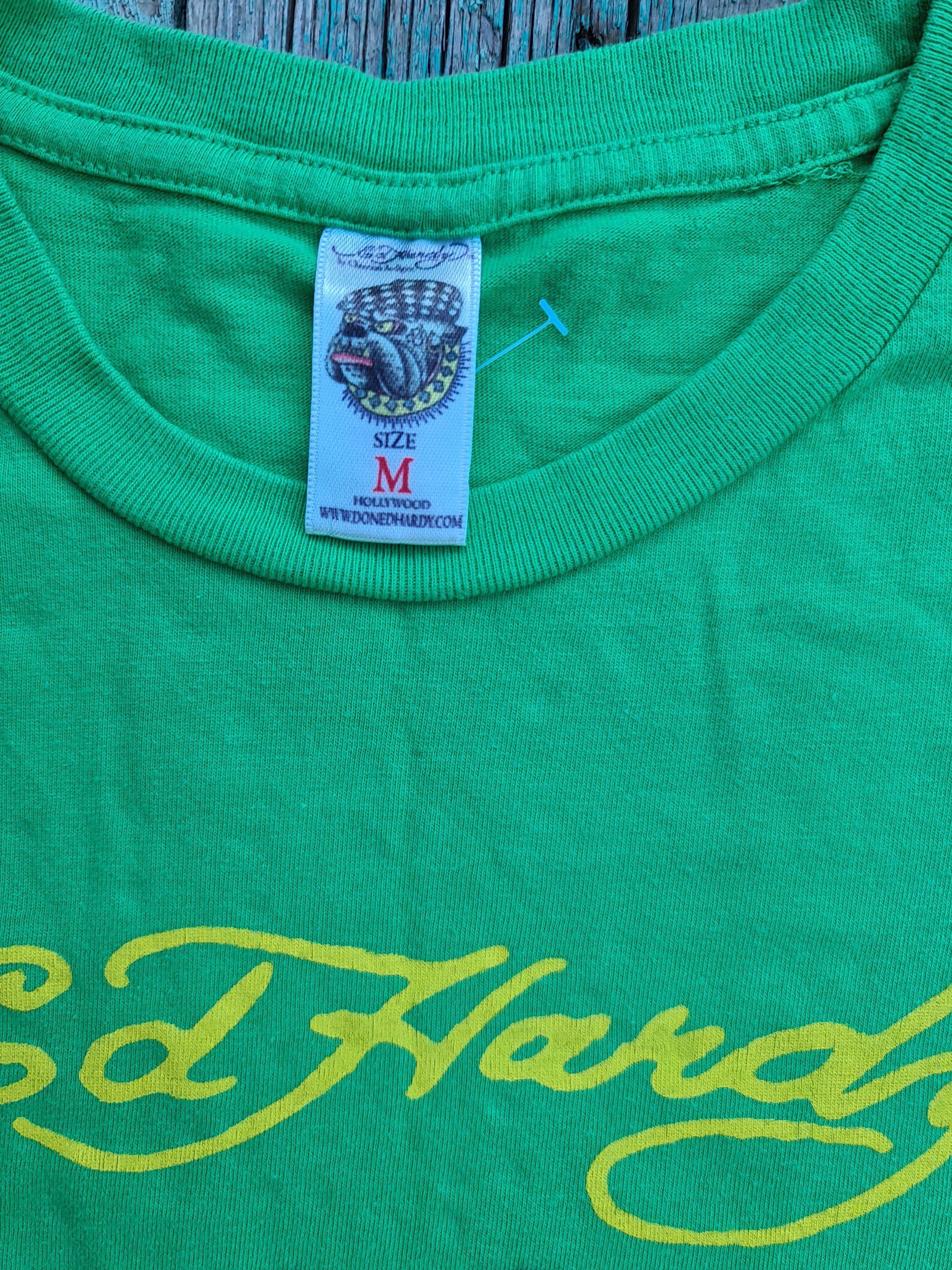 Christian Audigier Ed Hardy ' Love Dies Hard ' tee shirt Size M / US 6-8 / IT 42-44 - 3 Thumbnail