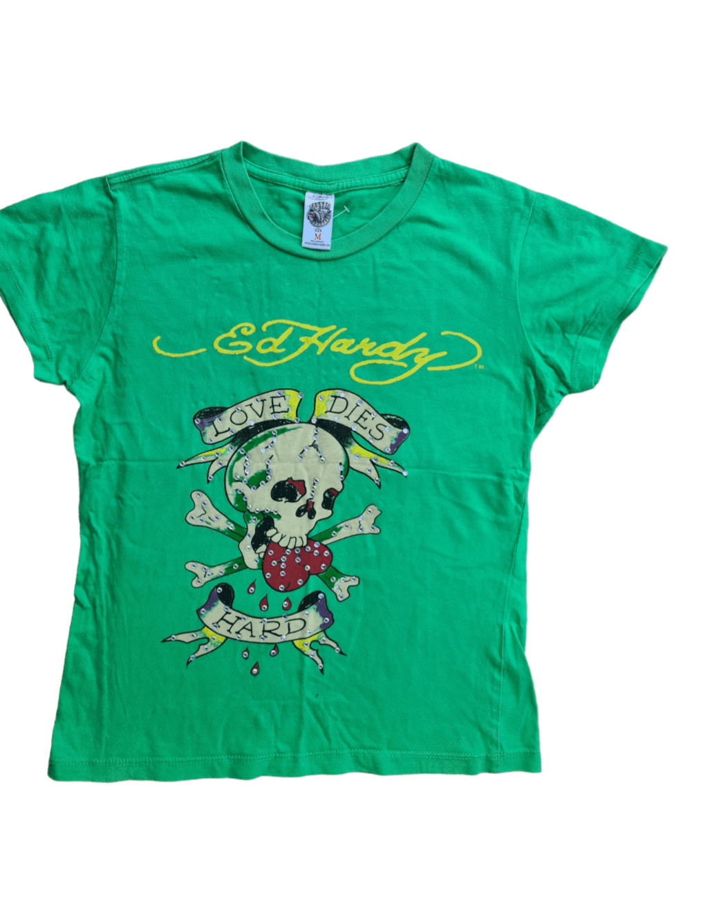 Christian Audigier Ed Hardy ' Love Dies Hard ' tee shirt Size M / US 6-8 / IT 42-44 - 2 Thumbnail