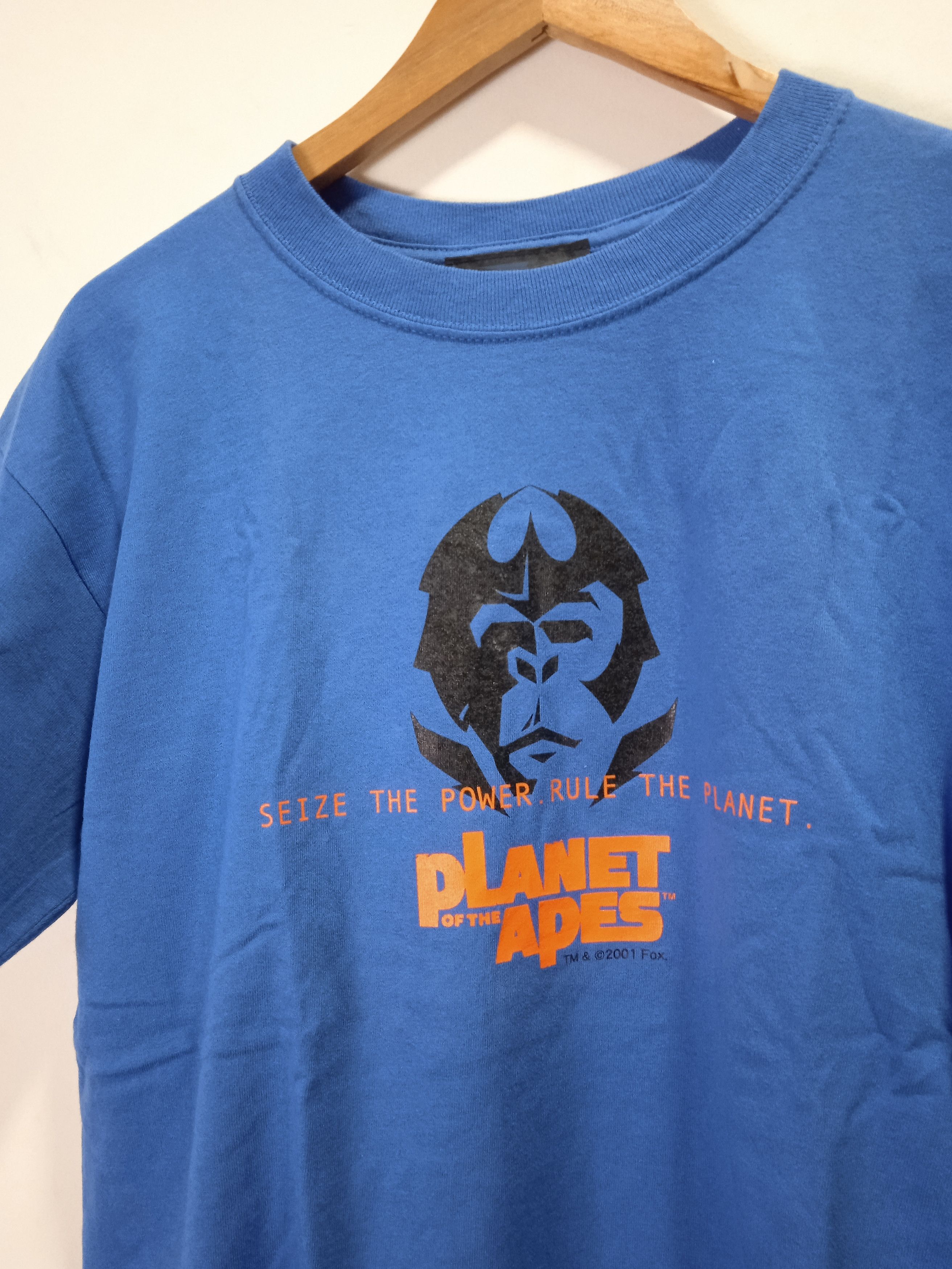 Vintage Vintage 00s Planet of the Apes 2001 T-Shirt Size US M / EU 48-50 / 2 - 4 Thumbnail