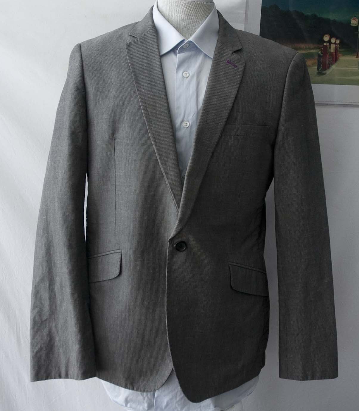 Ted Baker Ted Baker Jacket Surgeon Cuff Cotton / Linen Size 4/ 40R Size 40R - 1 Thumbnail